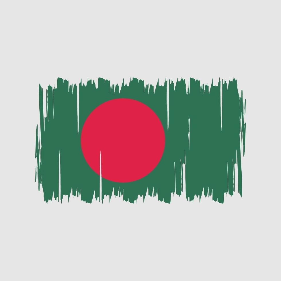 Bangladesch-Flaggenvektor. Nationalflagge vektor