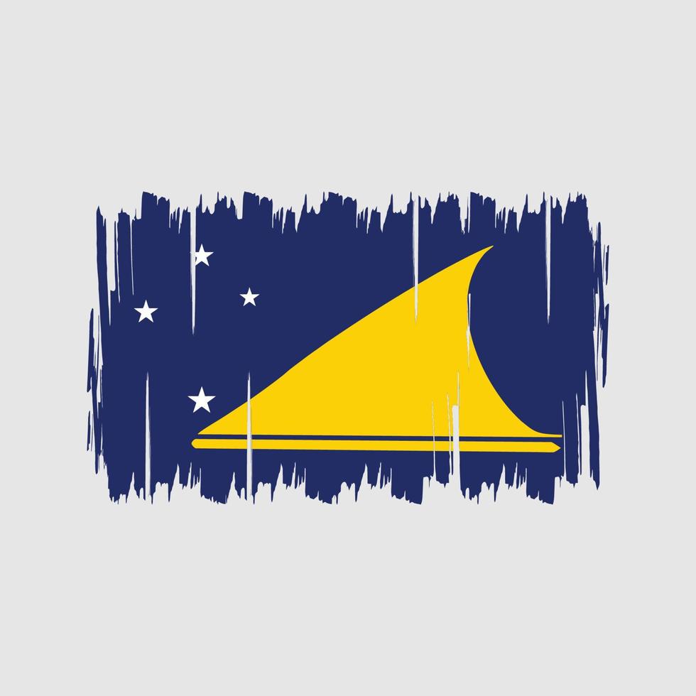 tokelau flagga vektor. National flagga vektor