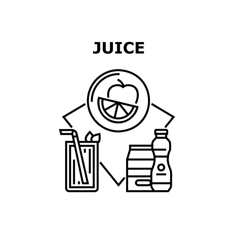 juice ikon vektor illustration