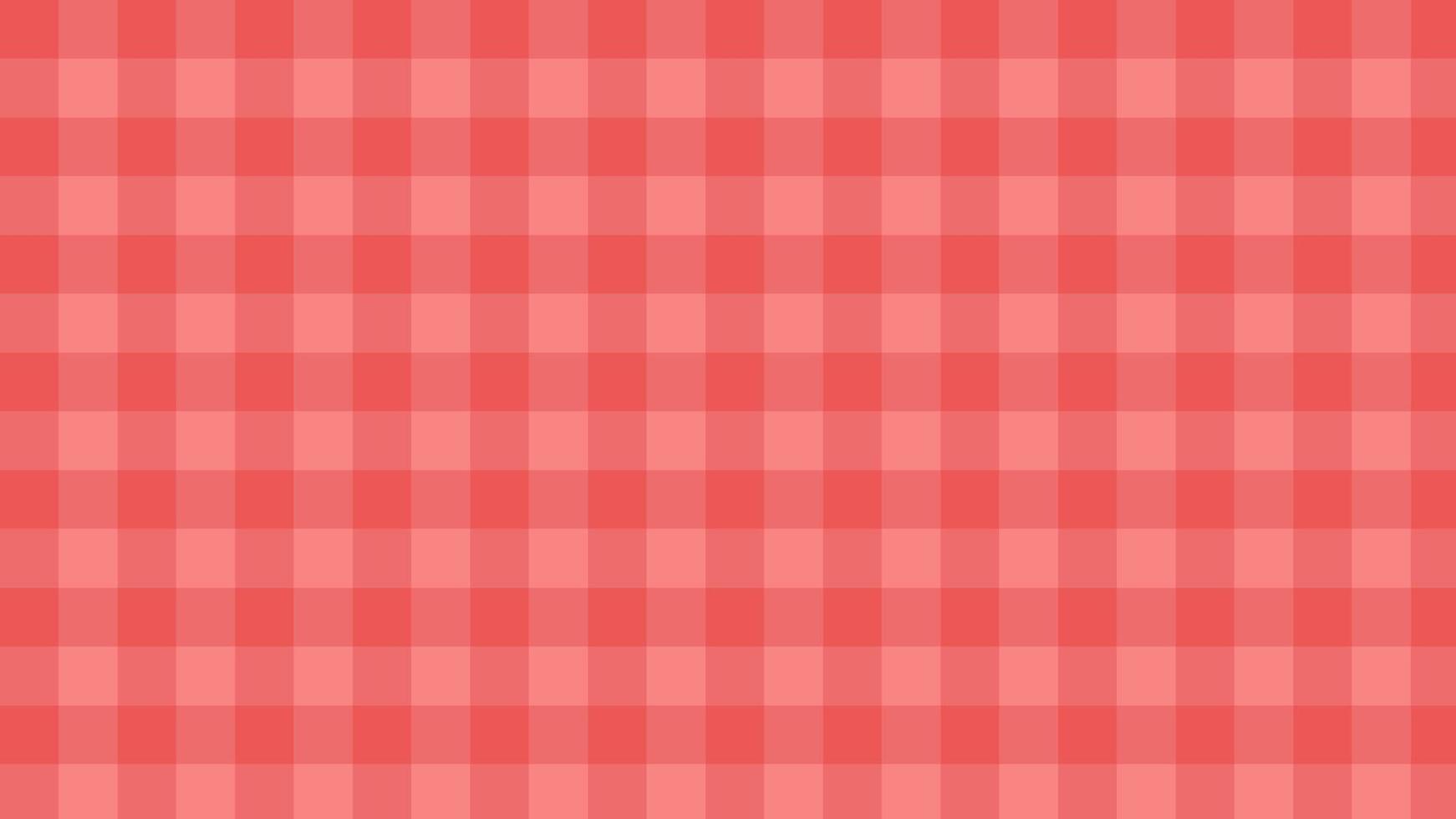 roter Gingham, Schachbrettmuster, Plaid, ästhetische Schachbrettmuster-Tapetenillustration, perfekt für Tapeten, Hintergrund, Postkarte, Hintergrund für Ihr Design vektor