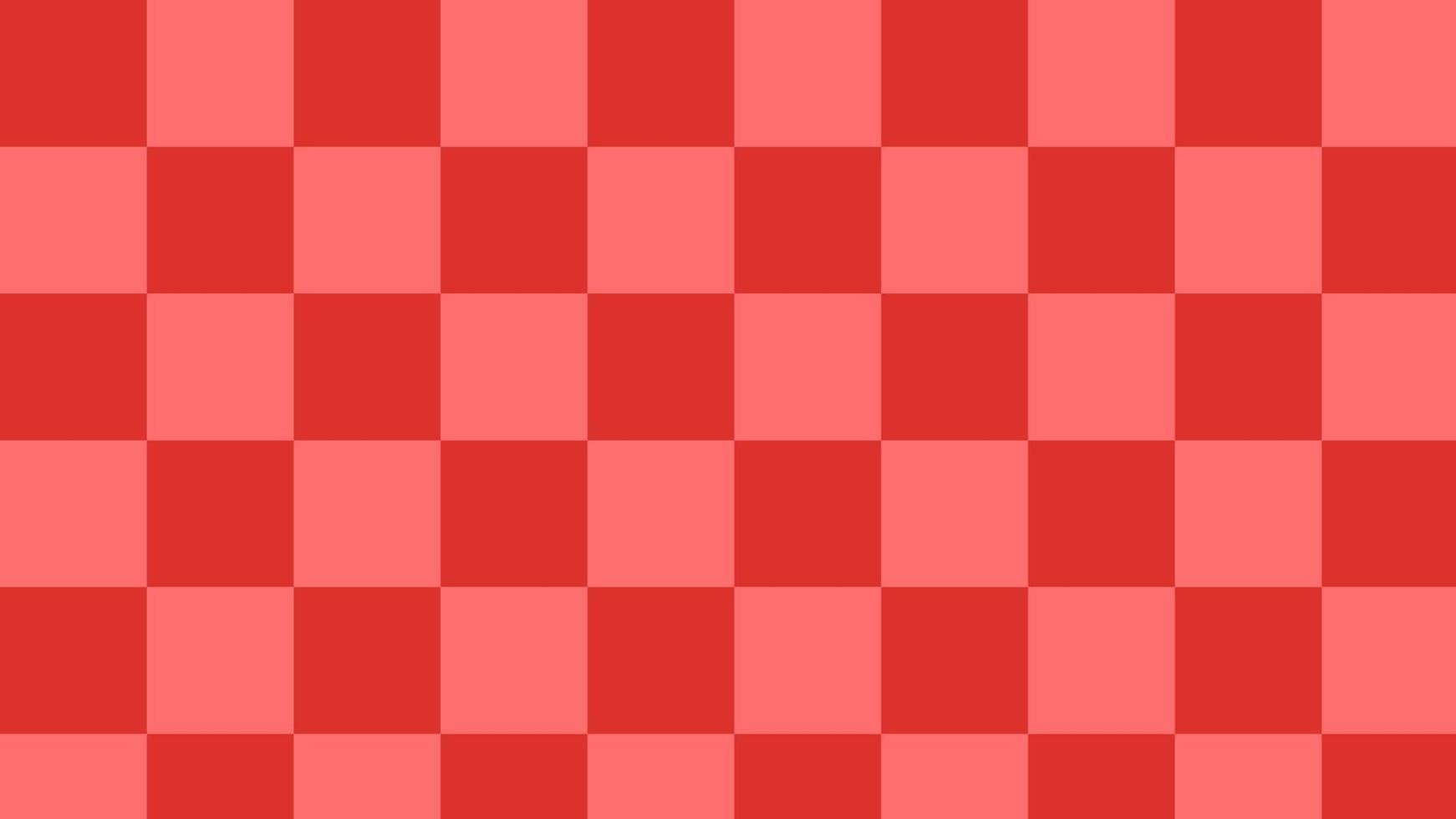 große rote Dame, Gingham, Plaid, Schachbrettmuster-Hintergrundillustration, perfekt für Tapeten, Kulissen, Postkarten und Hintergrund für Ihr Design vektor