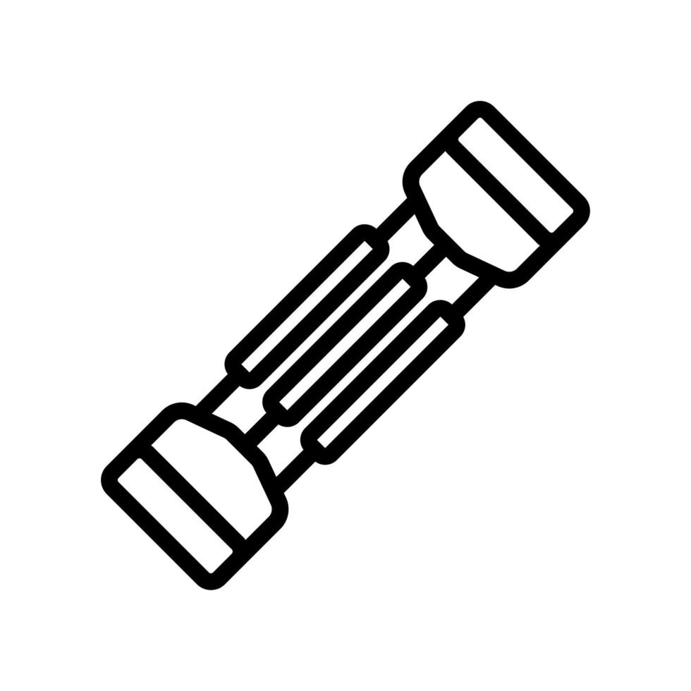 Brustexpander Symbol Vektor Umriss Illustration
