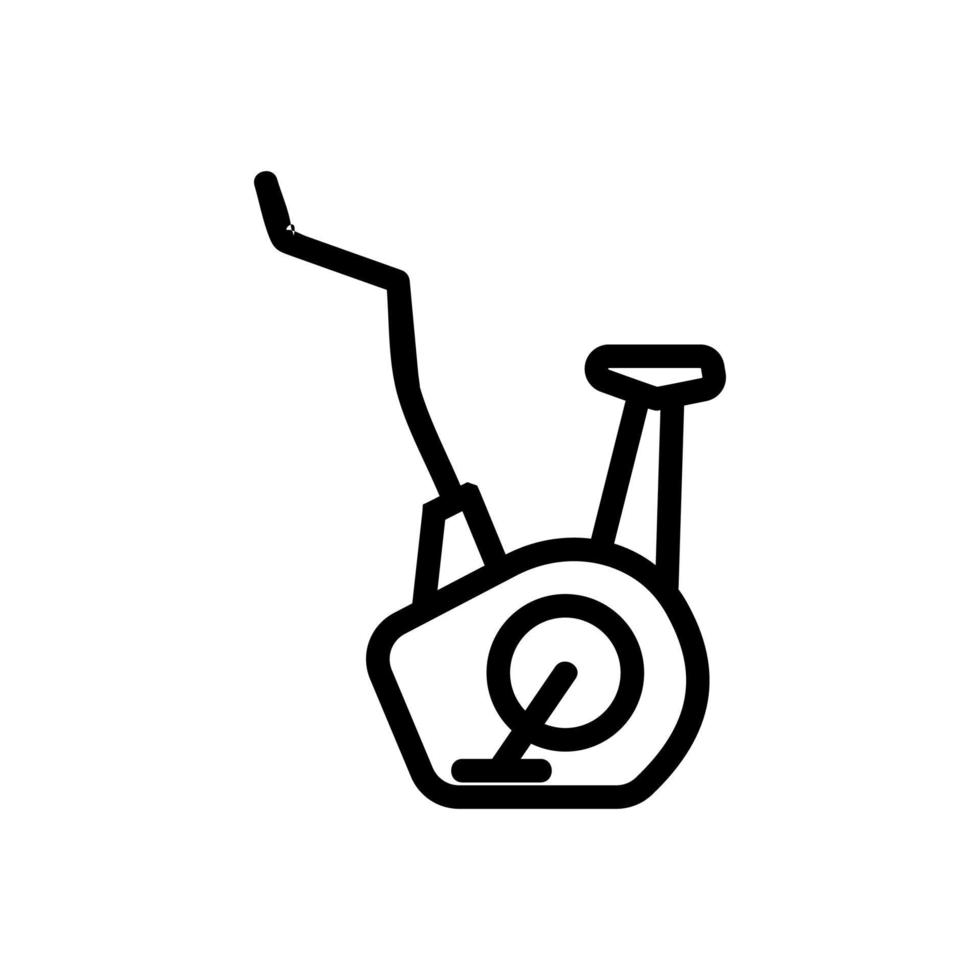 motionscykel cardio gym ikon vektor kontur illustration