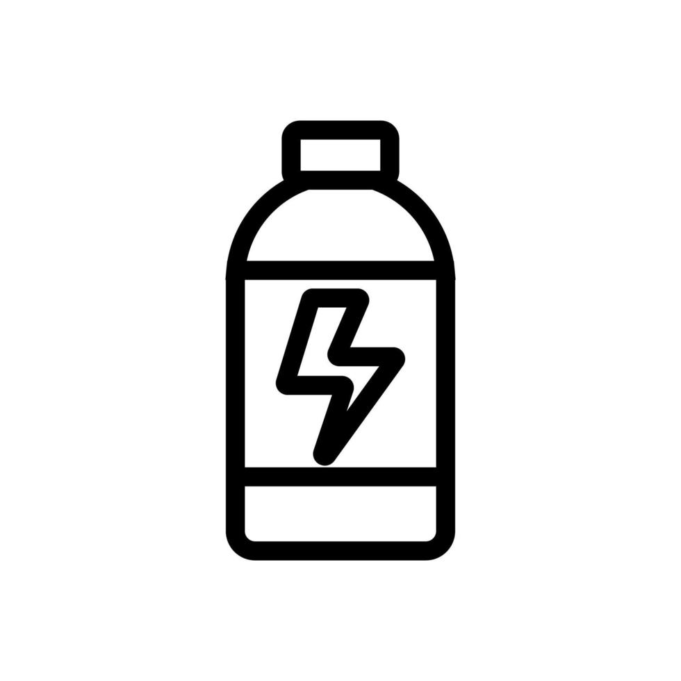 Energy-Drink-Symbolvektor. isolierte kontursymbolillustration vektor