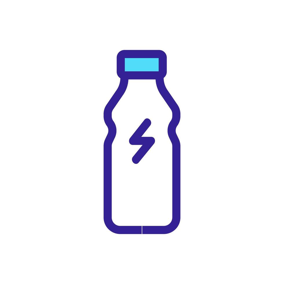 Energy-Drink-Symbolvektor. isolierte kontursymbolillustration vektor