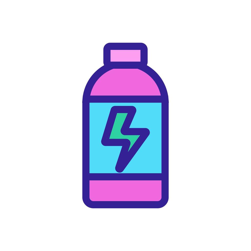 Energy-Drink-Symbolvektor. isolierte kontursymbolillustration vektor