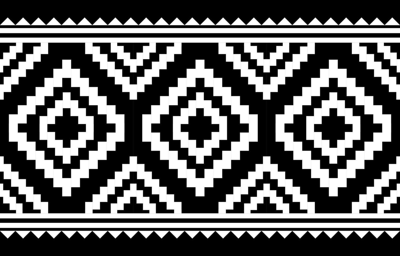 Stammes- traditionelles geometrisches ethnisches Muster. Design für Hintergrund, Illustration, Tapete, Stoff, Textur, Batik, Teppich, Kleidung, Stickerei vektor