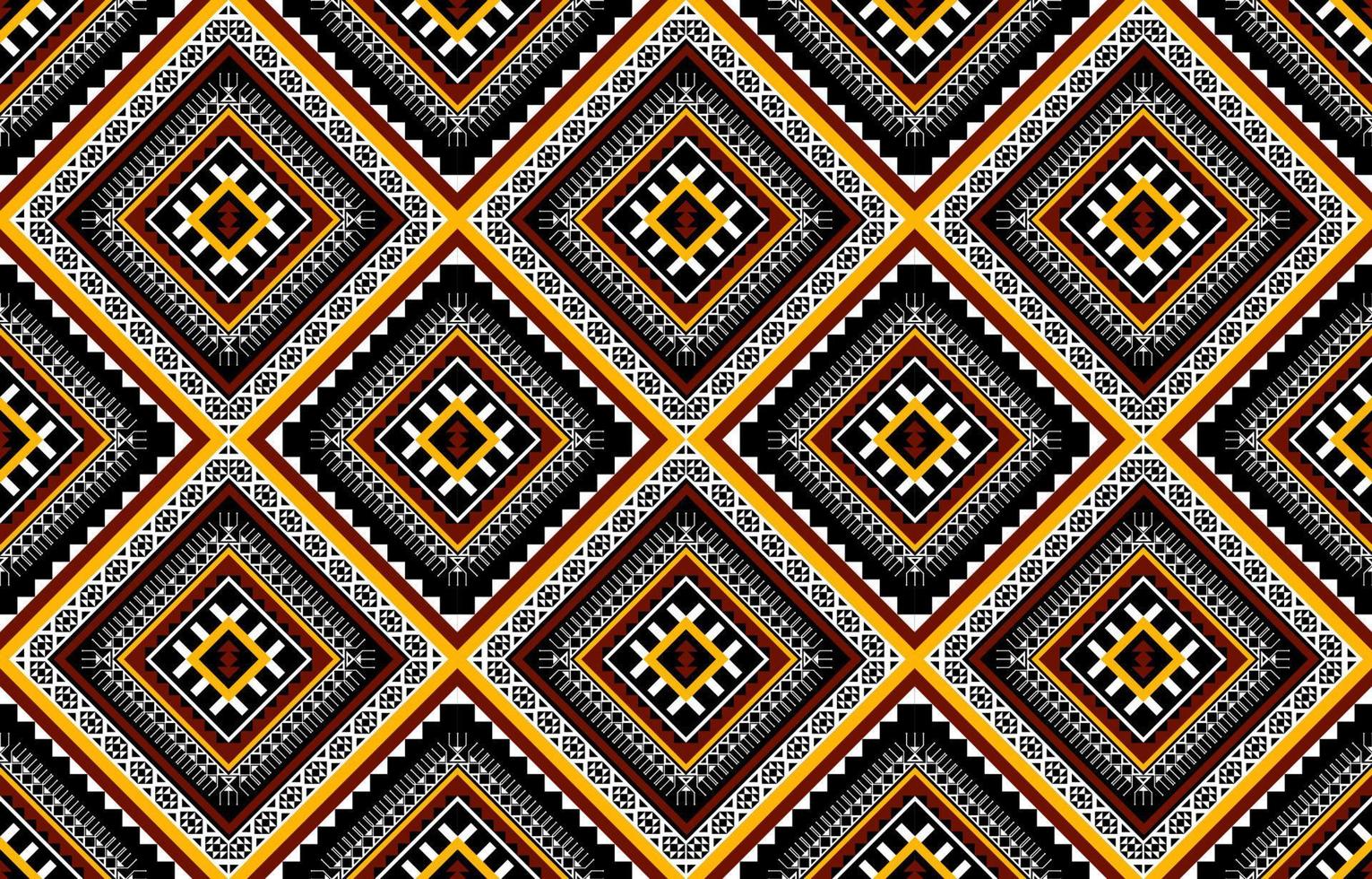 abstrakt etniska geometriska sömlösa mönster. design för bakgrund, illustration, tapeter, tyg, textur, batik, matta, kläder, broderi vektor