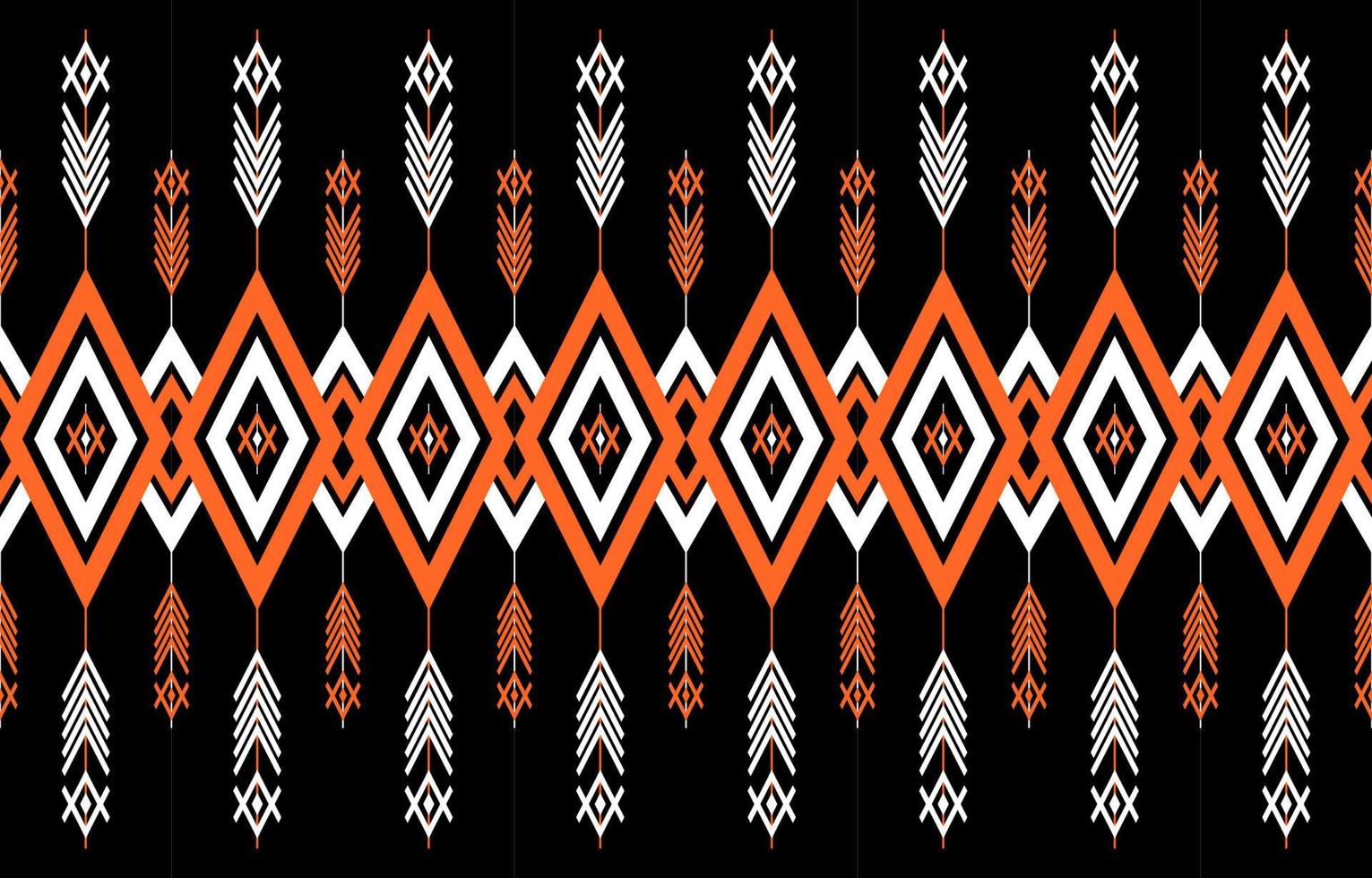 geometriska etniska sömlösa mönster. traditionell tribal stil. design för bakgrund, illustration, textur, tyg, tapeter, matta, kläder, broderi. vektor