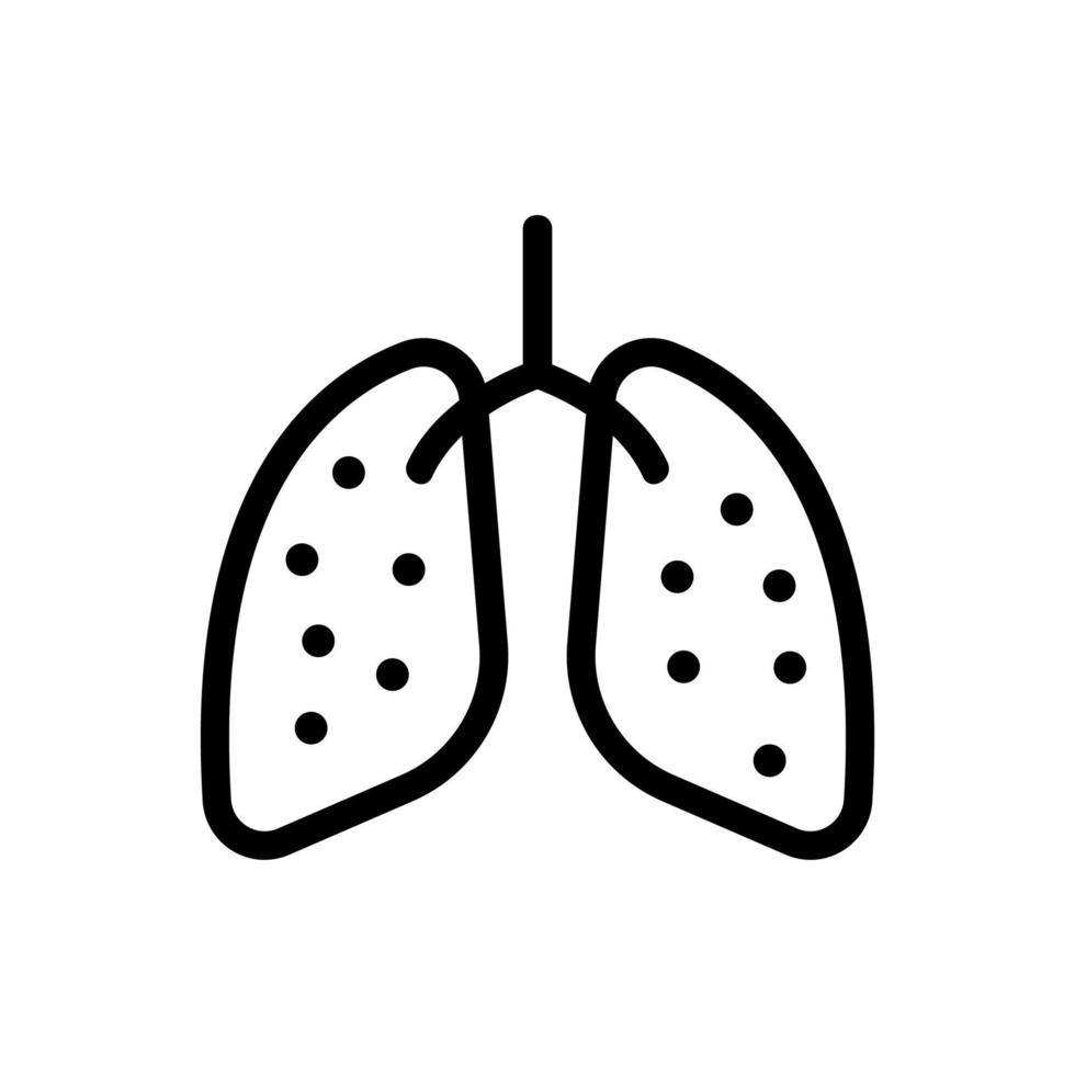 Staub ist ein leichter menschlicher Symbolvektor. isolierte kontursymbolillustration vektor