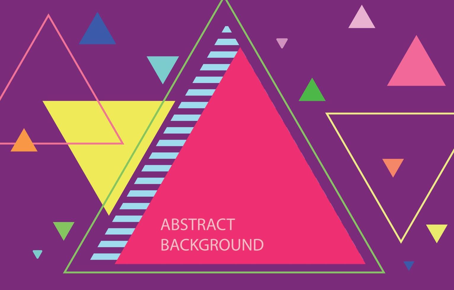 abstrakt färgglad geometrisk bakgrund. modern geometri tapeter för presentation, webbbanner och sociala medier nödvändighet. vektor