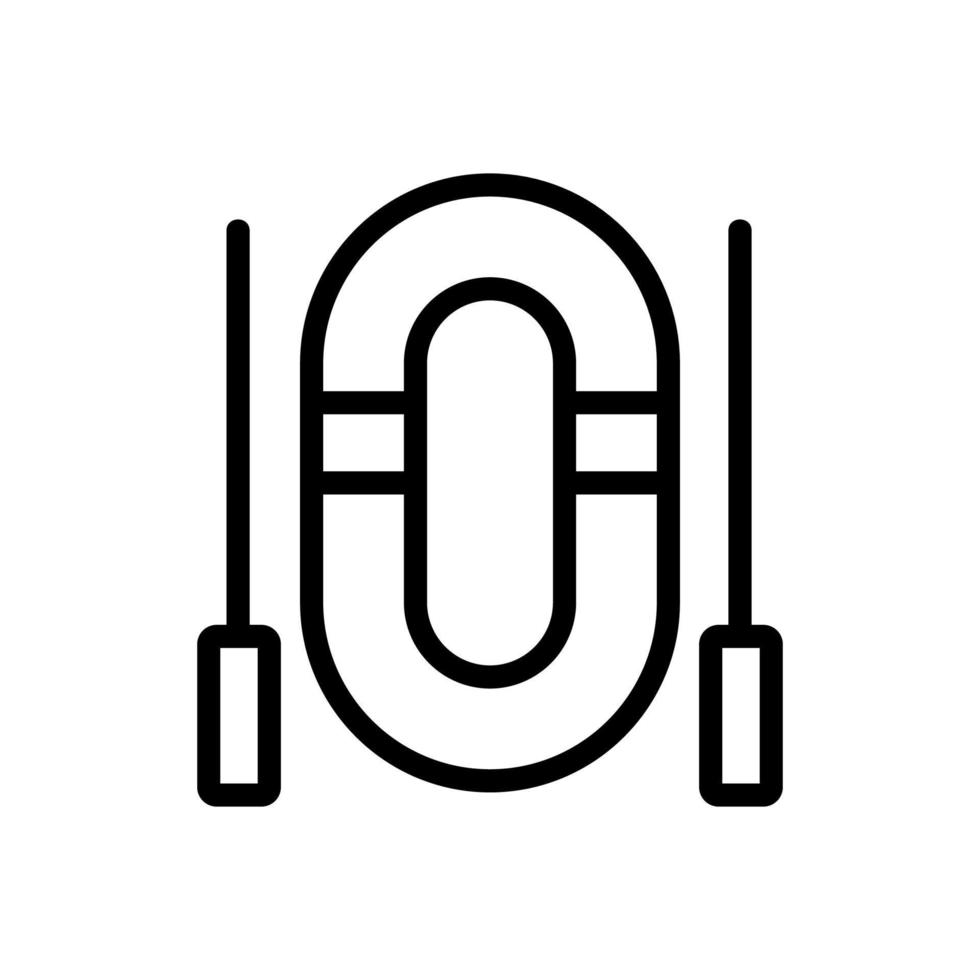 uppblåsbar båt ikon vektor. isolerade kontur symbol illustration vektor