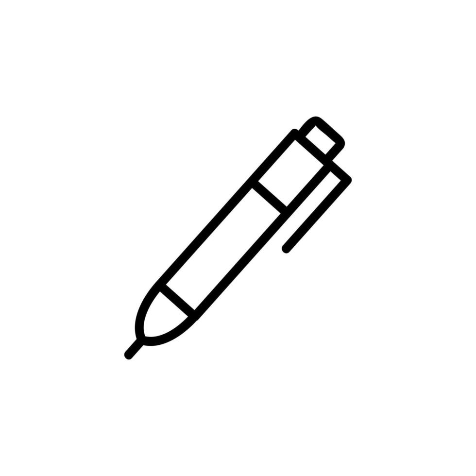 Journalismus-Symbolvektor. isolierte kontursymbolillustration vektor