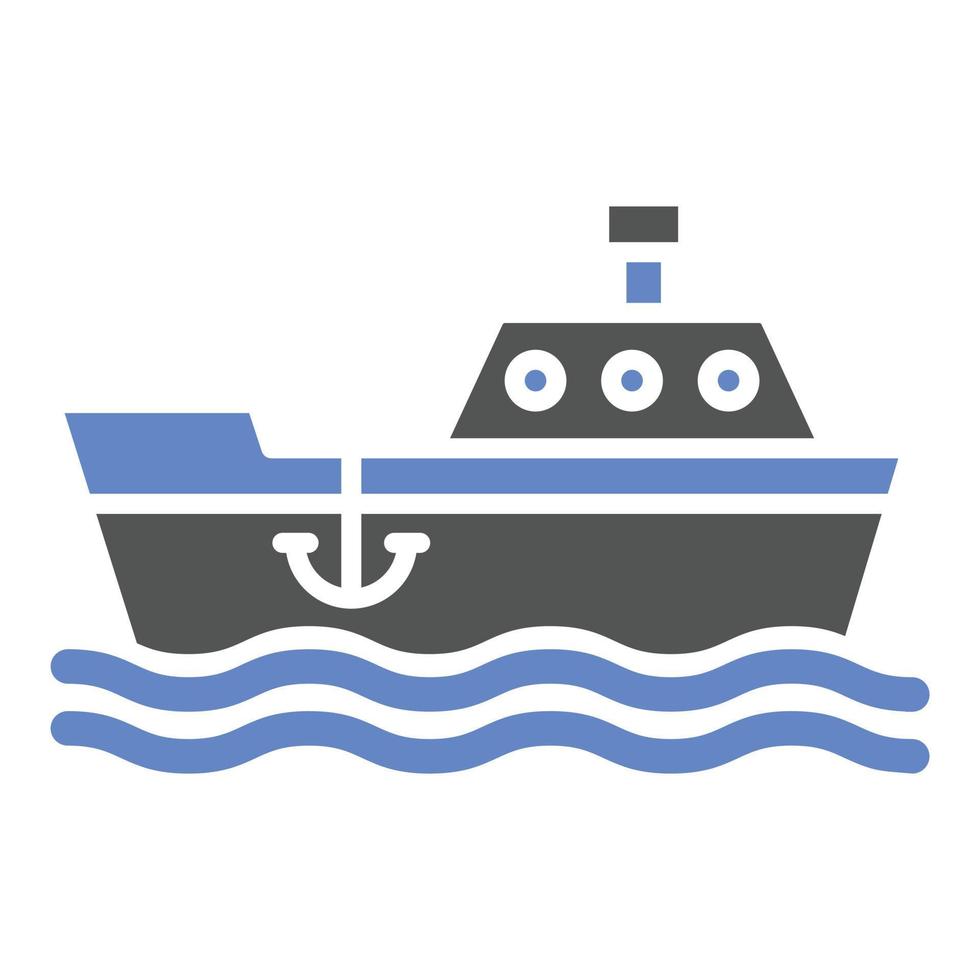 kommersiellt fiske ikon stil vektor