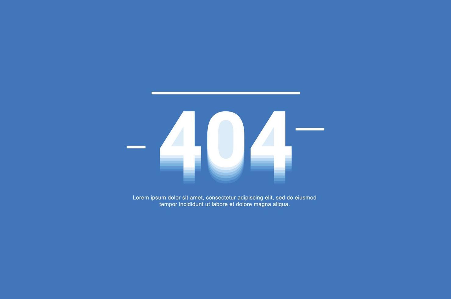 Seite nicht gefunden 404-Design-Banner für digitale Medien vektor