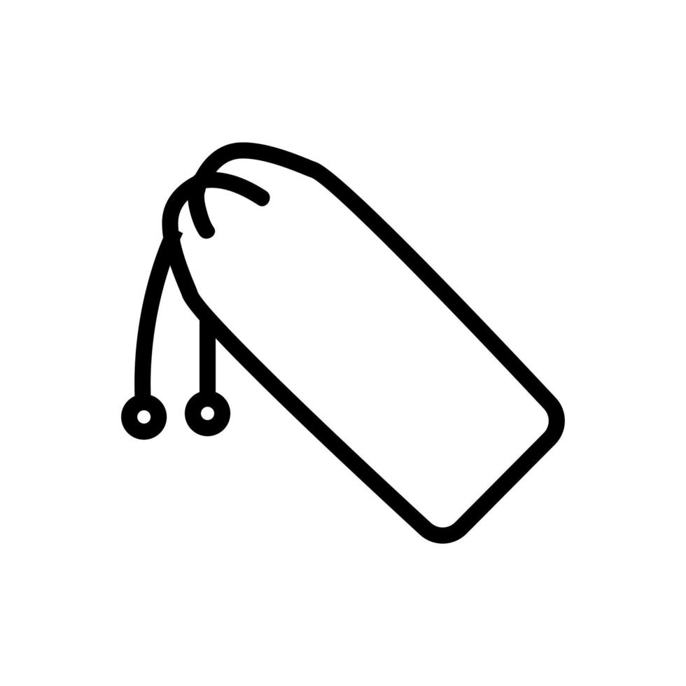 Essstäbchenbeutel Symbol Vektor Umriss Illustration