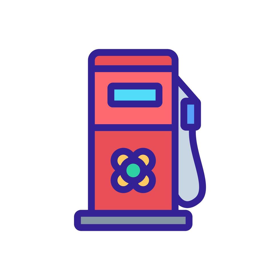 raps bensinstation utrustning ikon vektor kontur illustration