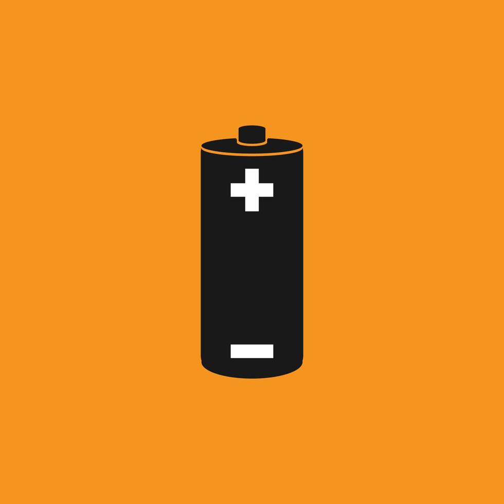 Batterievektorsymbol, Ladesymbol. einfaches, flaches Design für Web oder mobile App vektor