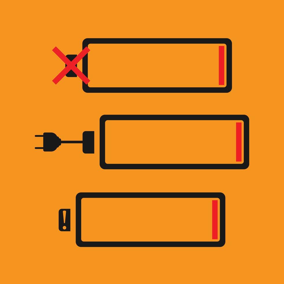 batteri vektor ikon, laddning symbol. enkel, platt design för webb eller mobilapp