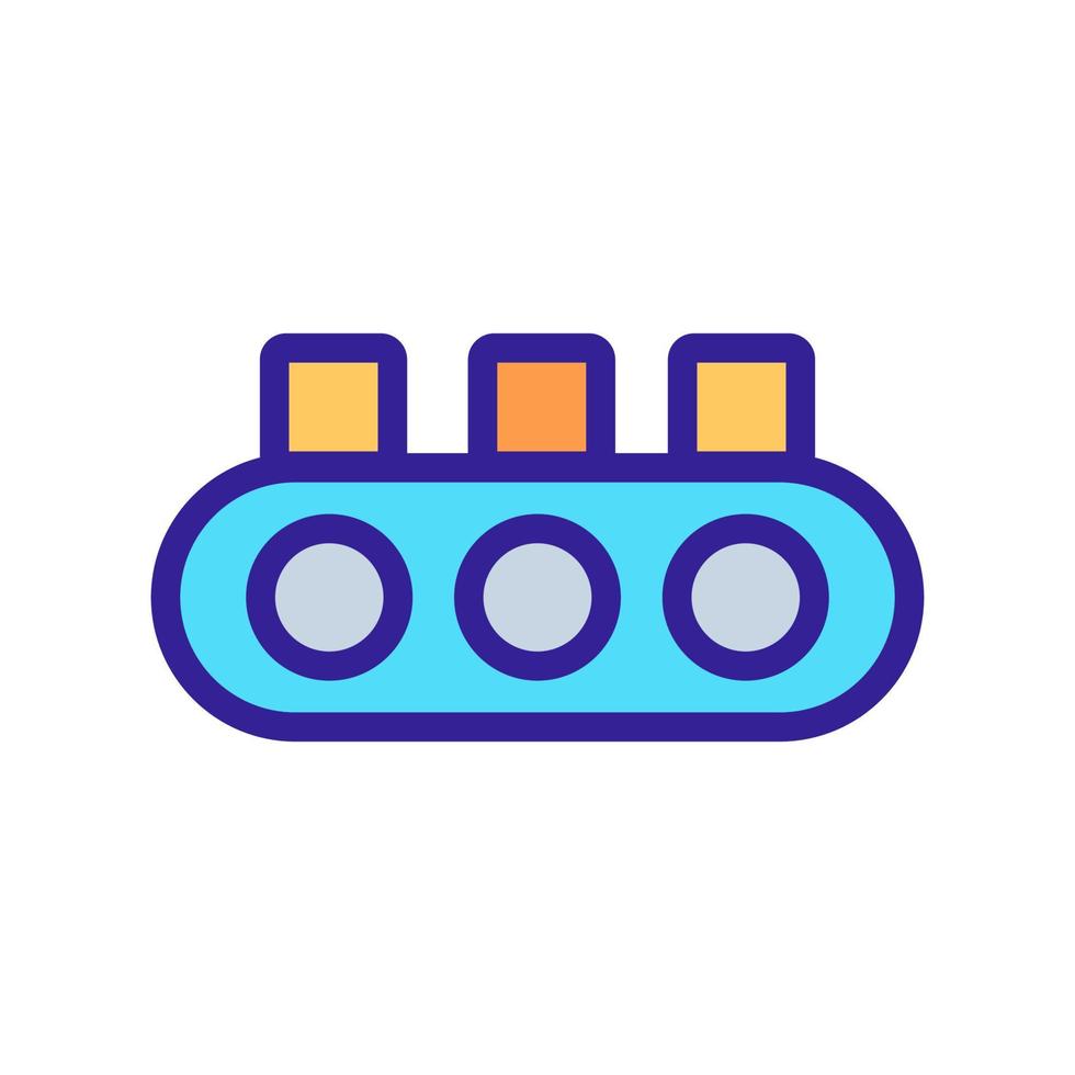 Symbolvektor für Automatisierung. isolierte kontursymbolillustration vektor