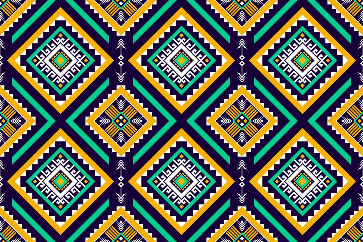 geometrisches ethnisches orientalisches nahtloses muster traditionell. design für hintergrund, teppich, tapeten, kleidung, verpackung, batik, stoff, vektor, illustration, stickerei. vektor