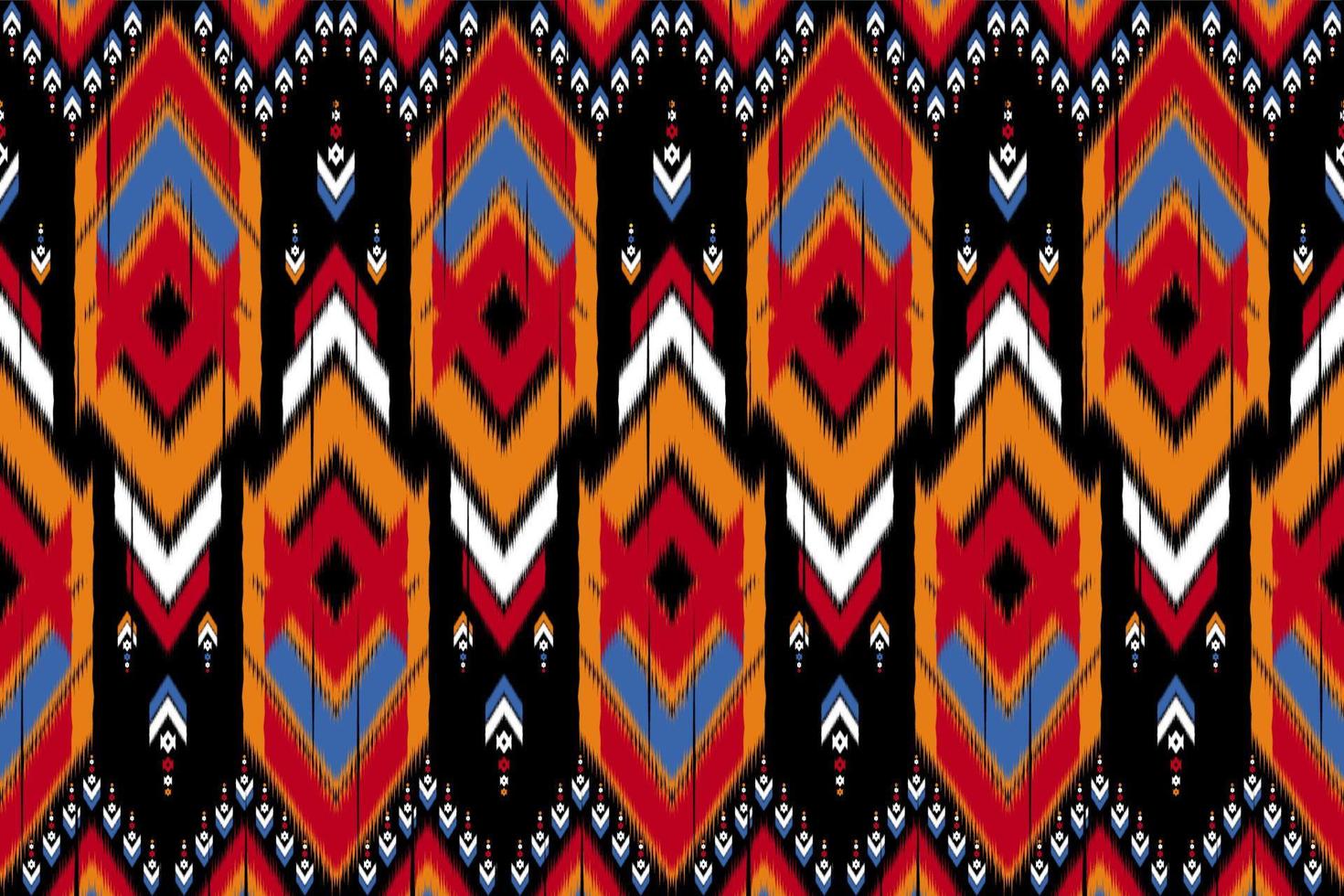 orientalischer Ikat-Stil. geometrisches ethnisches muster traditionell. Stammes-gestreift. design für hintergrund,illustration,stoff,batik,kleidung,verpackung,tapete,teppich,stickerei vektor