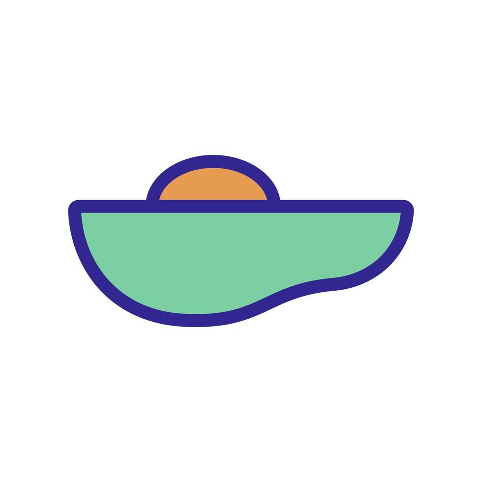 Avocado reif Symbol Vektor Umriss Illustration