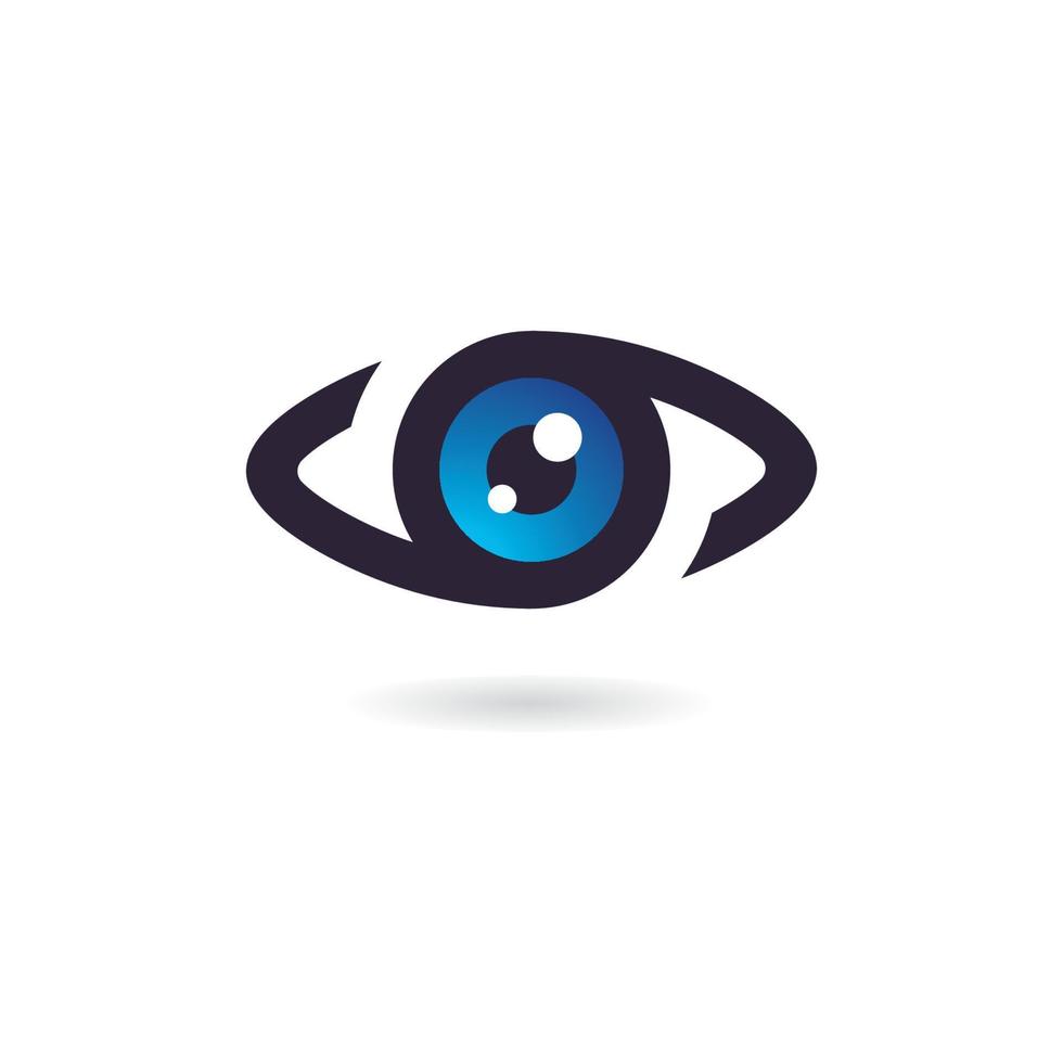 kreatives Konzept Augen-Logo-Design-Vorlage, Augenpflege-Logo-Symbol vektor