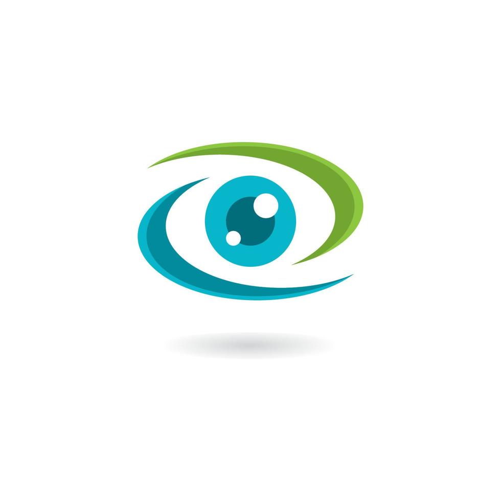 kreativa koncept ögon logotyp formgivningsmall, ögonvård logotyp ikon vektor