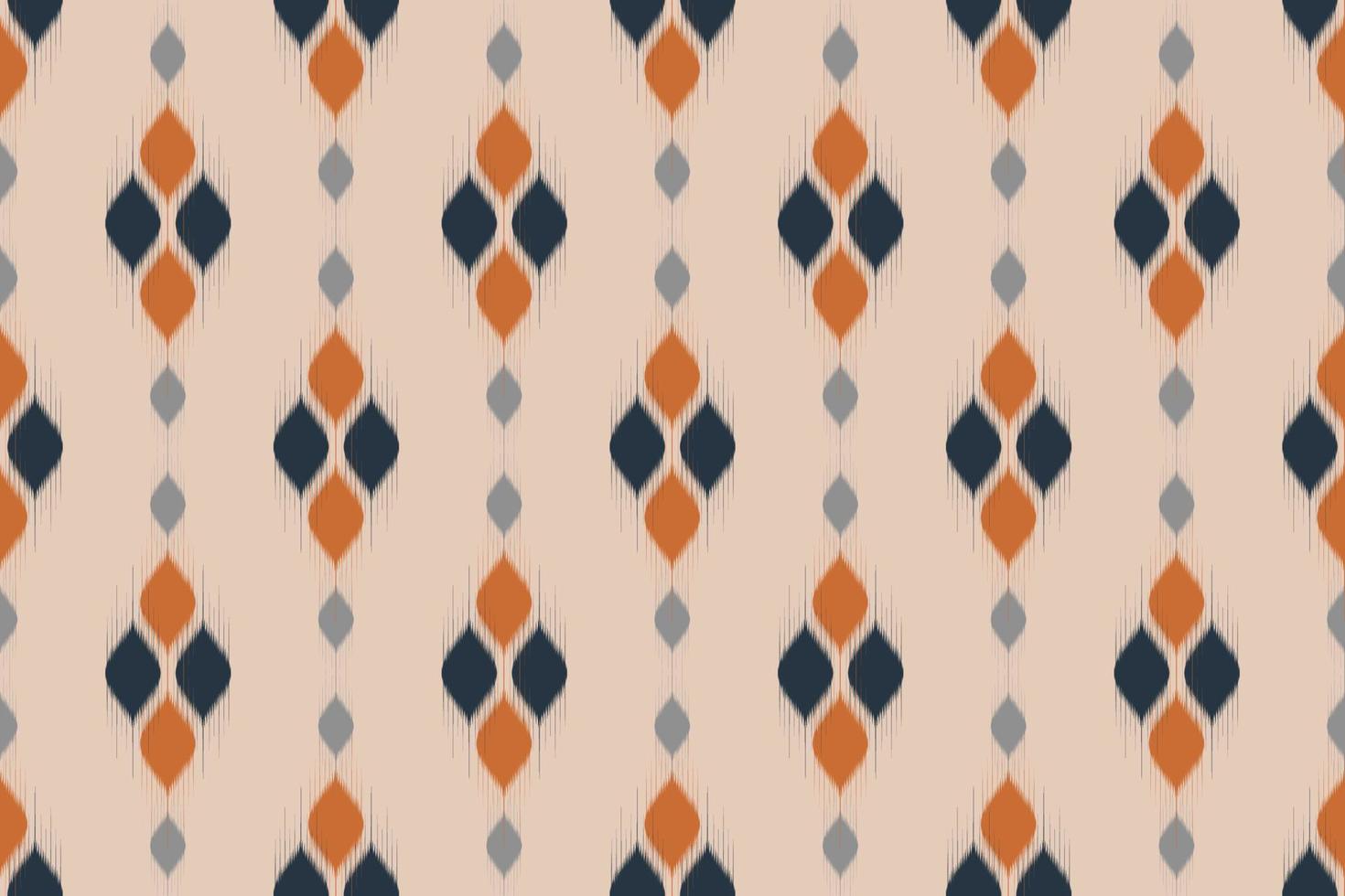 ikat nahtloses muster im stammes-. geometrische ethnische traditionelle. mexikanischer gestreifter stil. Design für Hintergrund, Tapete, Vektorillustration, Stoff, Kleidung, Batik, Teppich, Stickerei. vektor