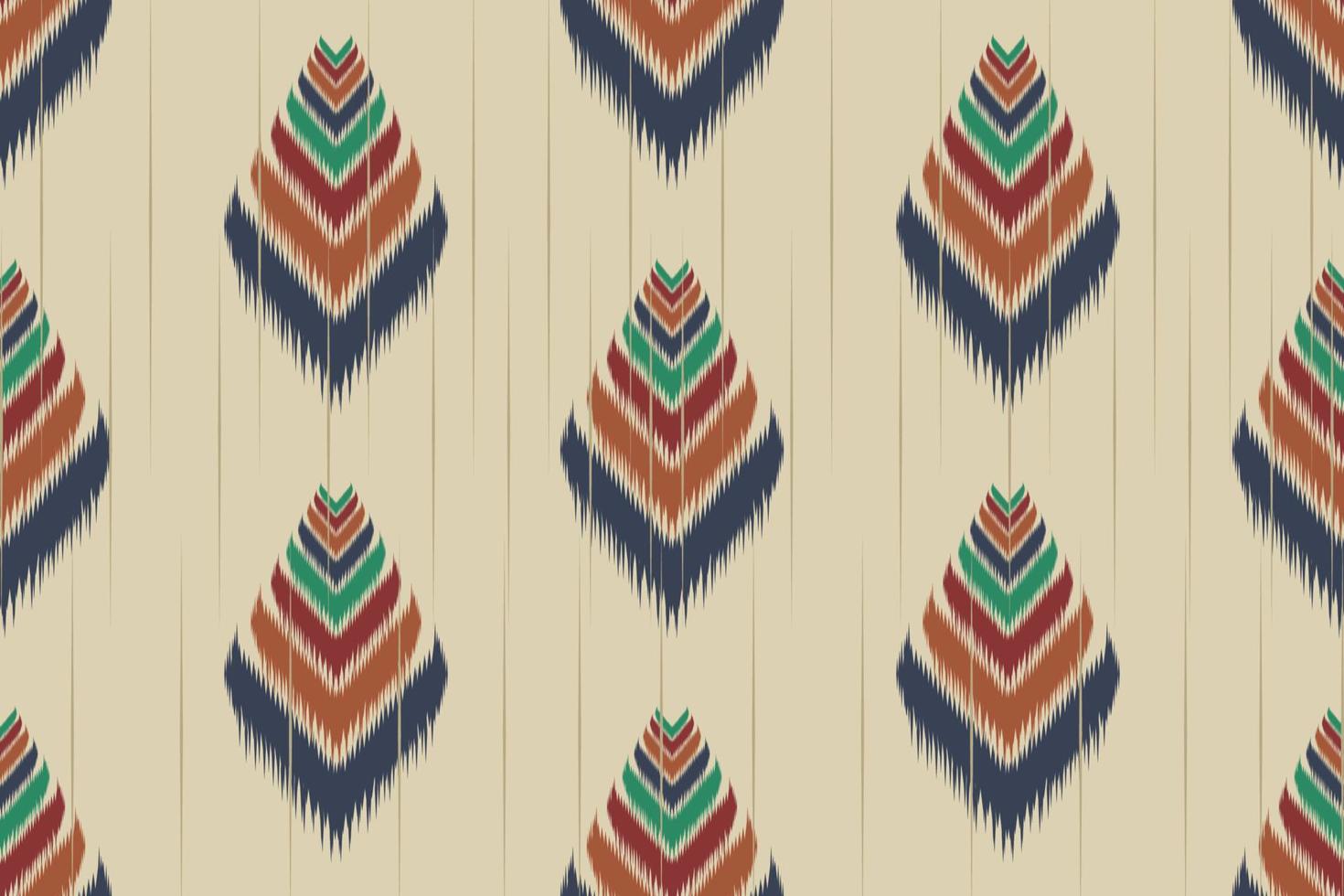 etniska ikat sömlösa mönster. mexikansk randig stil. inhemska traditionella. design för bakgrund, tapeter, vektorillustration, tyg, kläder, batik, matta, broderi. vektor