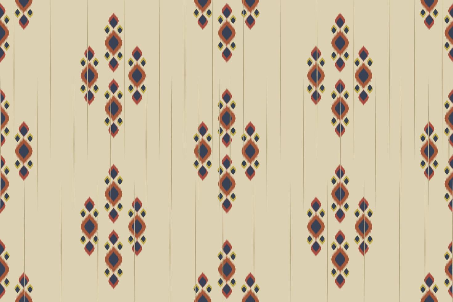 ikat seamless mönster i tribal. geometriska etniska traditionella. mexikansk randig stil. design för bakgrund, tapeter, vektorillustration, tyg, kläder, batik, matta, broderi. vektor