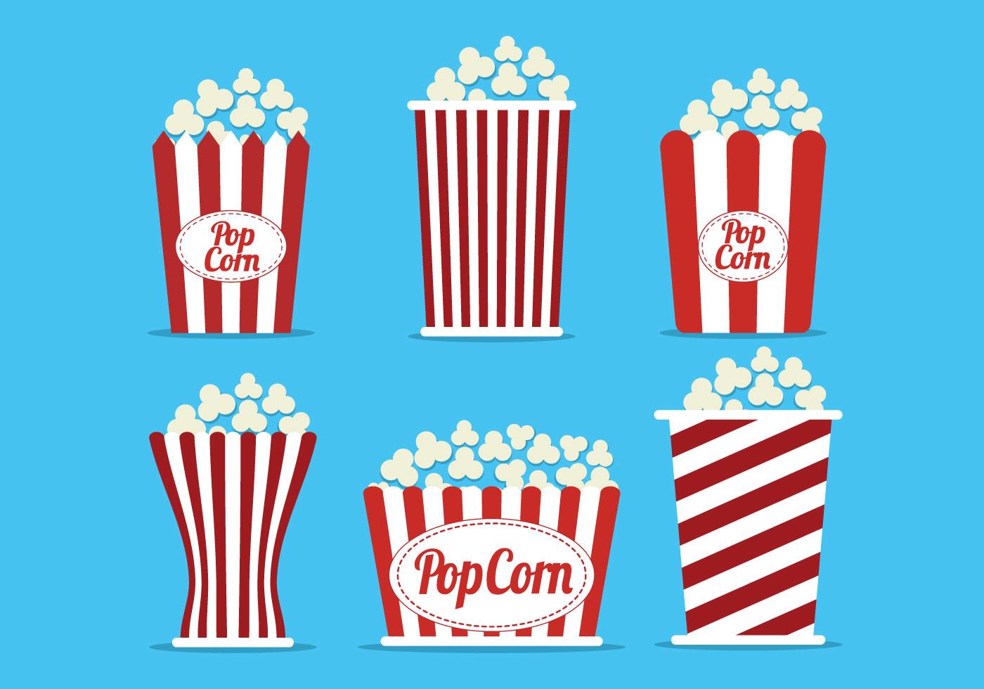 Popcorn box vektor