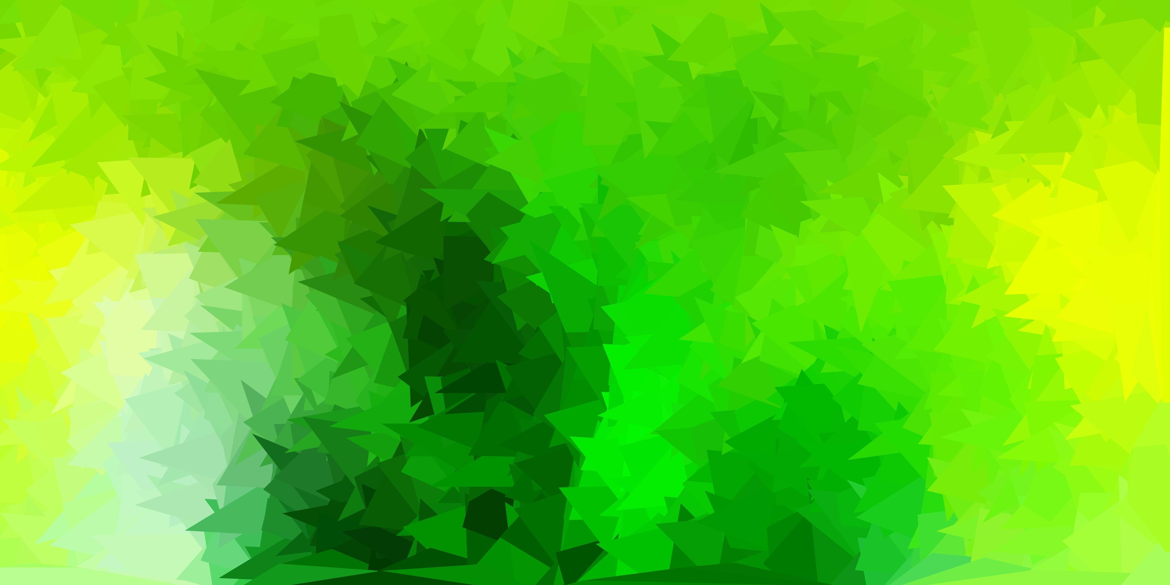 hellgrüner gelber Vektor polygonaler Hintergrund 2536367 Vektor Kunst