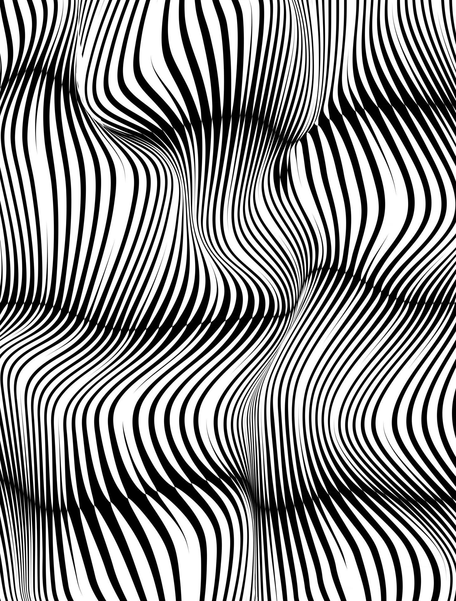 abstrakte Welle Zebramuster Hintergrund Vektor Illustration 2850210 