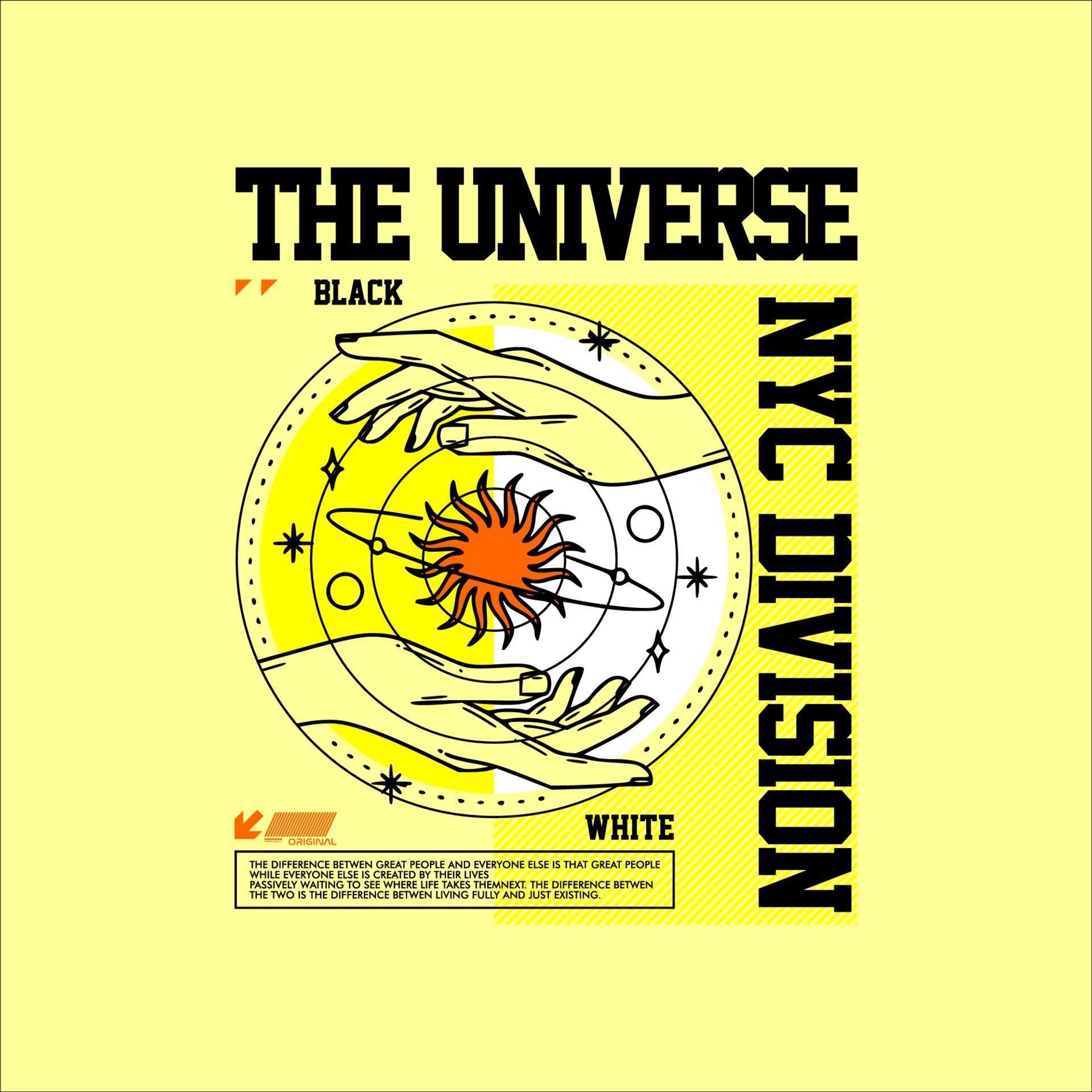 The Universe New York Division Streetstyle Vintage vektor