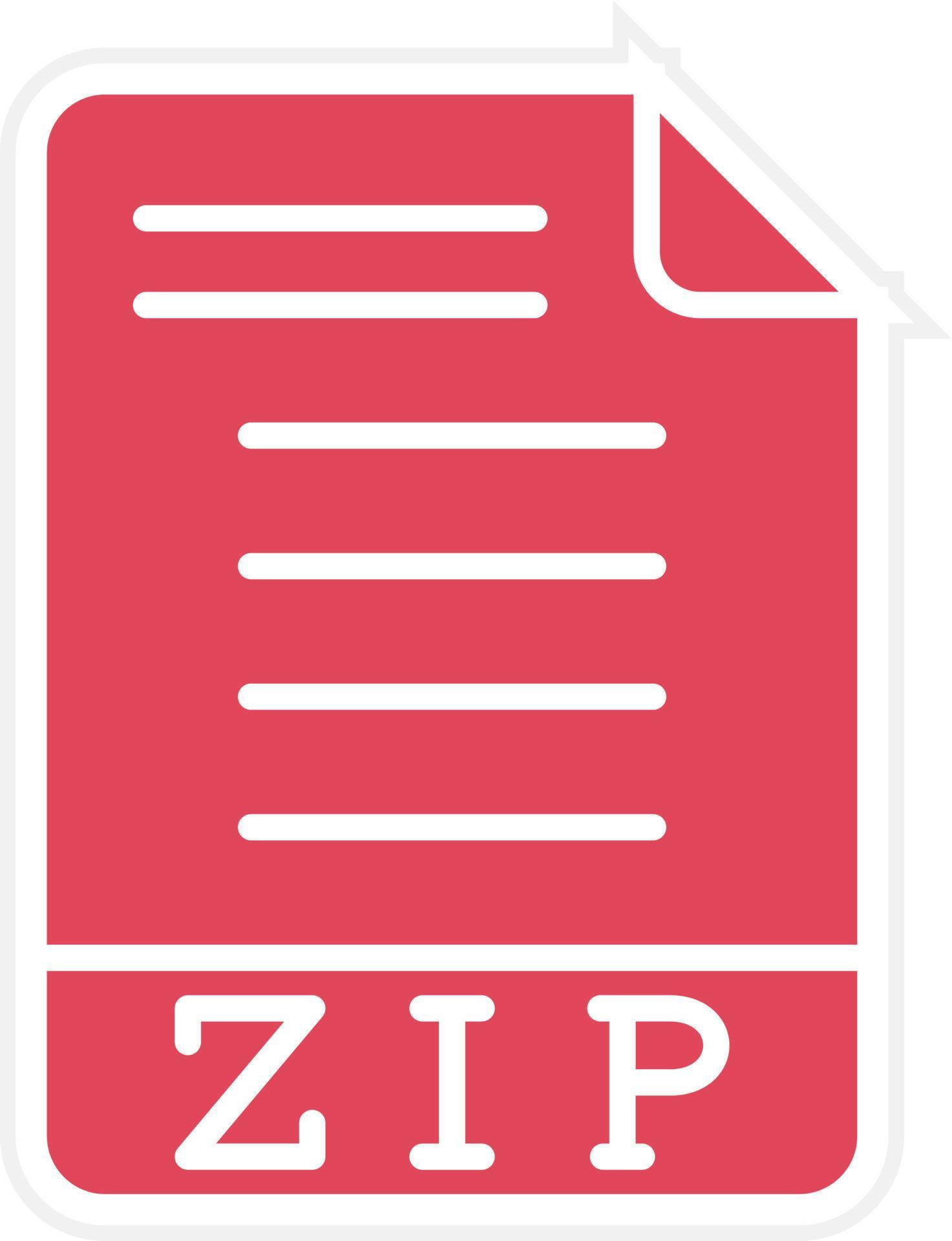 Zip-Icon-Stil vektor