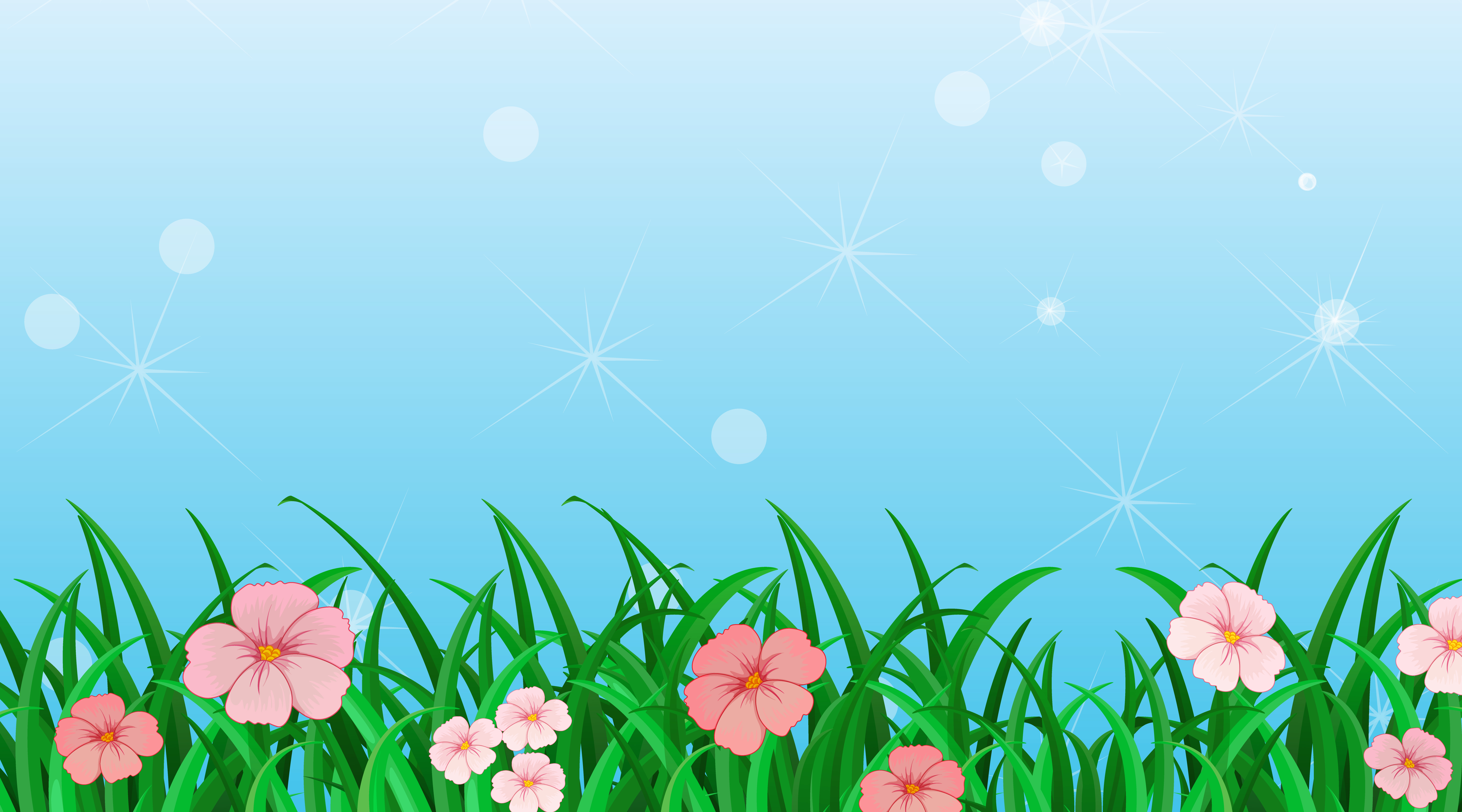 Hintergrund Design Vorlage Mit Blumen Im Garten Download Kostenlos Vector Clipart Graphics Vektorgrafiken Und Design Vorlagen