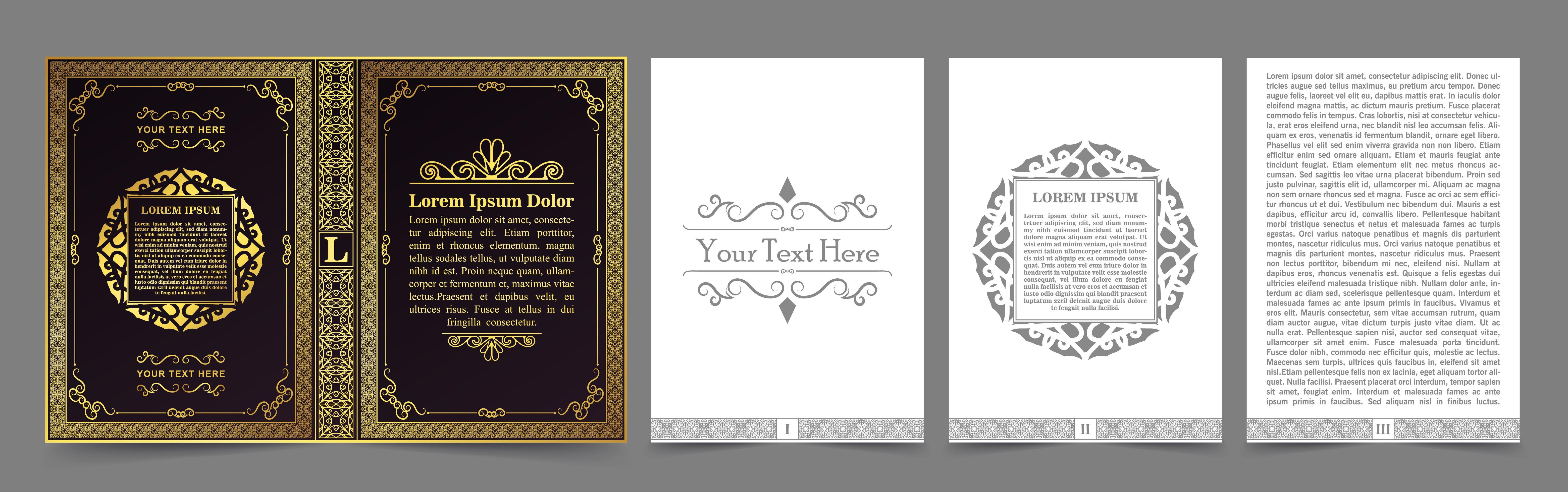 Vintage Buch Layout Download Kostenlos Vector Clipart Graphics Vektorgrafiken Und Design Vorlagen