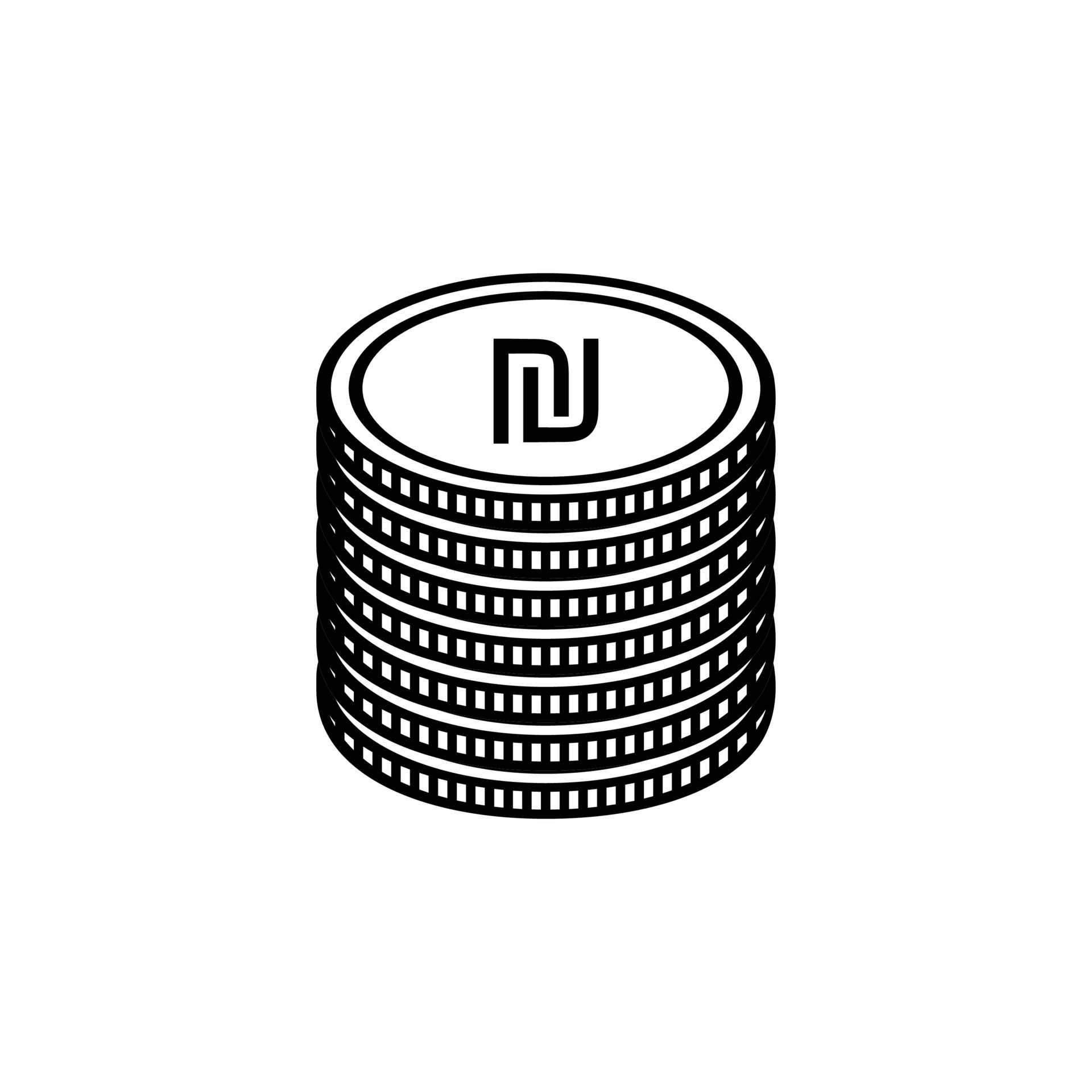 Symbol für das Symbol der israelischen Währung. israelischer Schekel,  Ils-Zeichen. Vektor-Illustration 13832091 Vektor Kunst bei Vecteezy