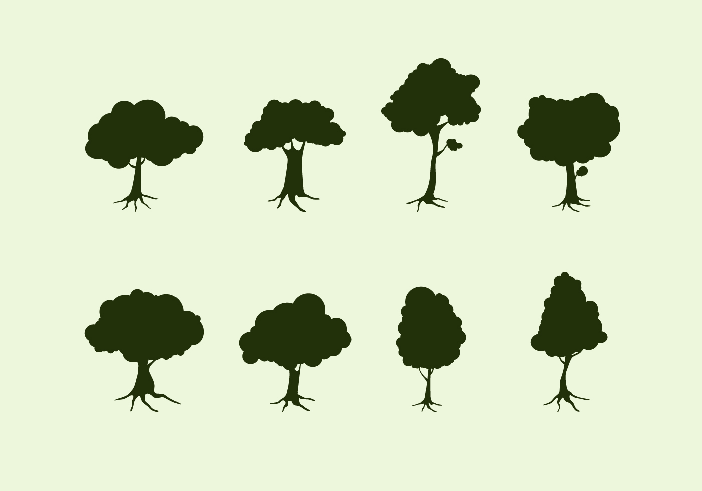 Tree Silhouette Vektor Kostenlos 26 990 Gratis Downloads