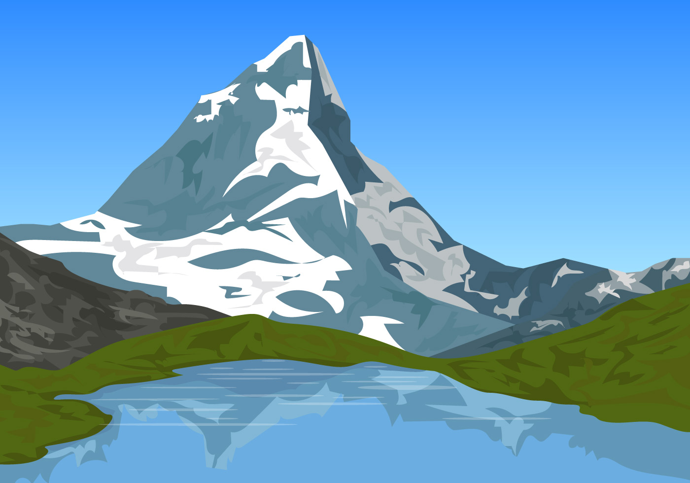 Alpen Matterhorn Schweiz Berge Download Kostenlos Vector Clipart Graphics Vektorgrafiken Und Design Vorlagen