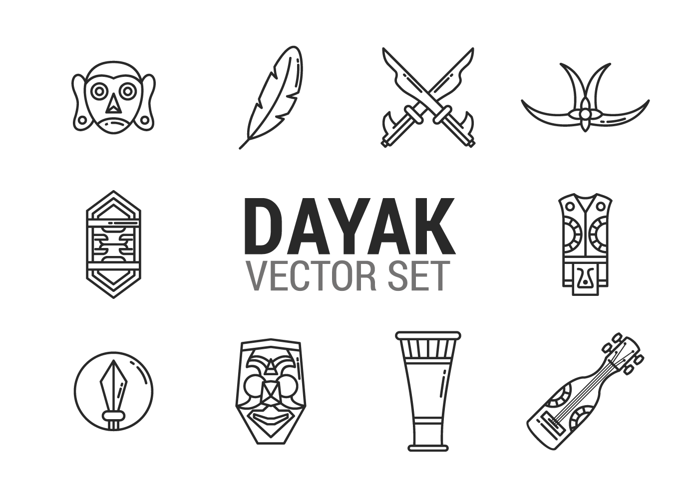 Dayak  Icons Vektor Download Kostenlos Vector Clipart 