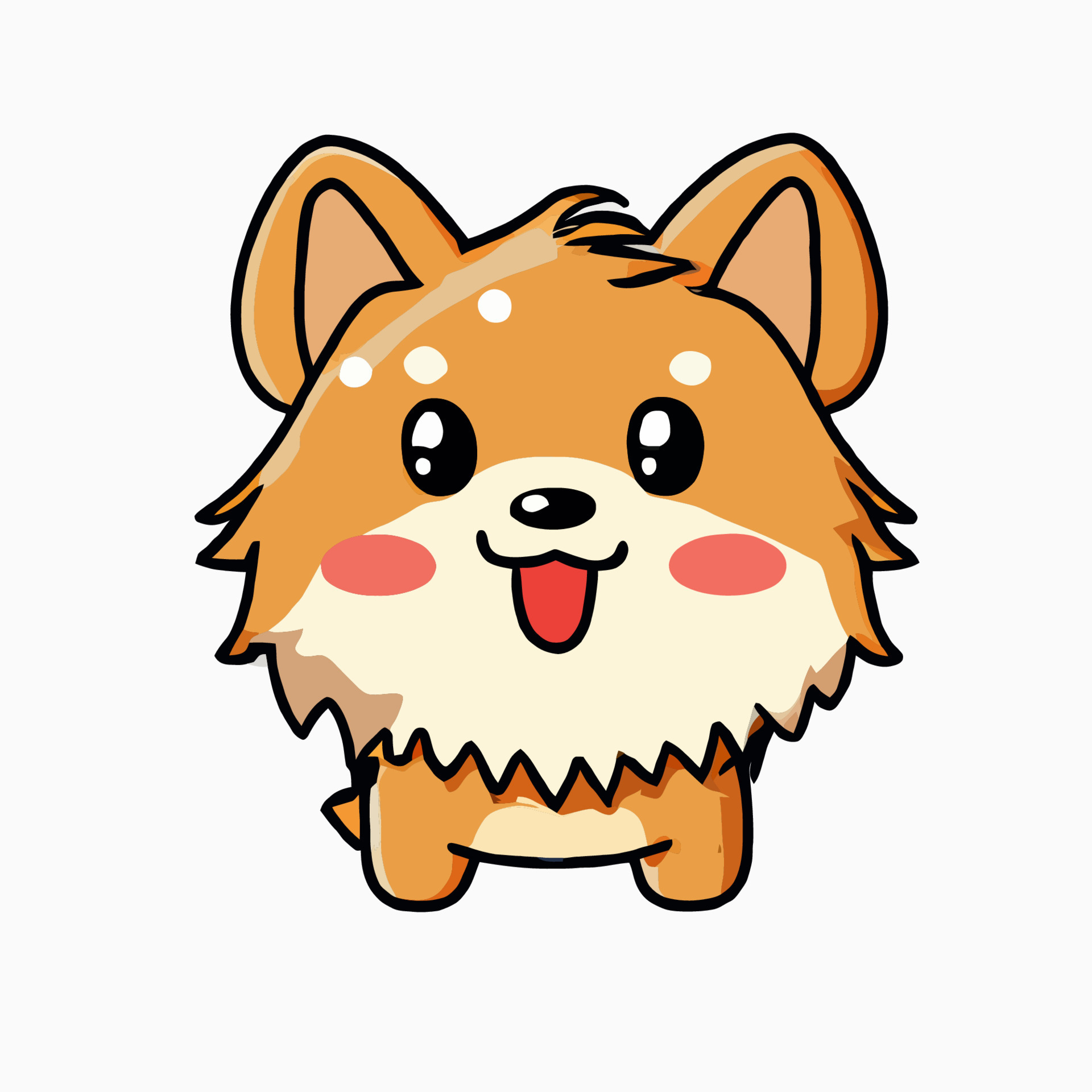 hunde süße kawaii vektorfiguren. Tiere mit traurigen Schnauzen. laut  schreiender Beagle. unbekümmerter Chihuahua. lächelnder Pudel. lustiges  Emoji, Aufkleber, Emoticon-Set. isolierte karikaturfarbillustration 7379806  Vektor Kunst bei Vecteezy