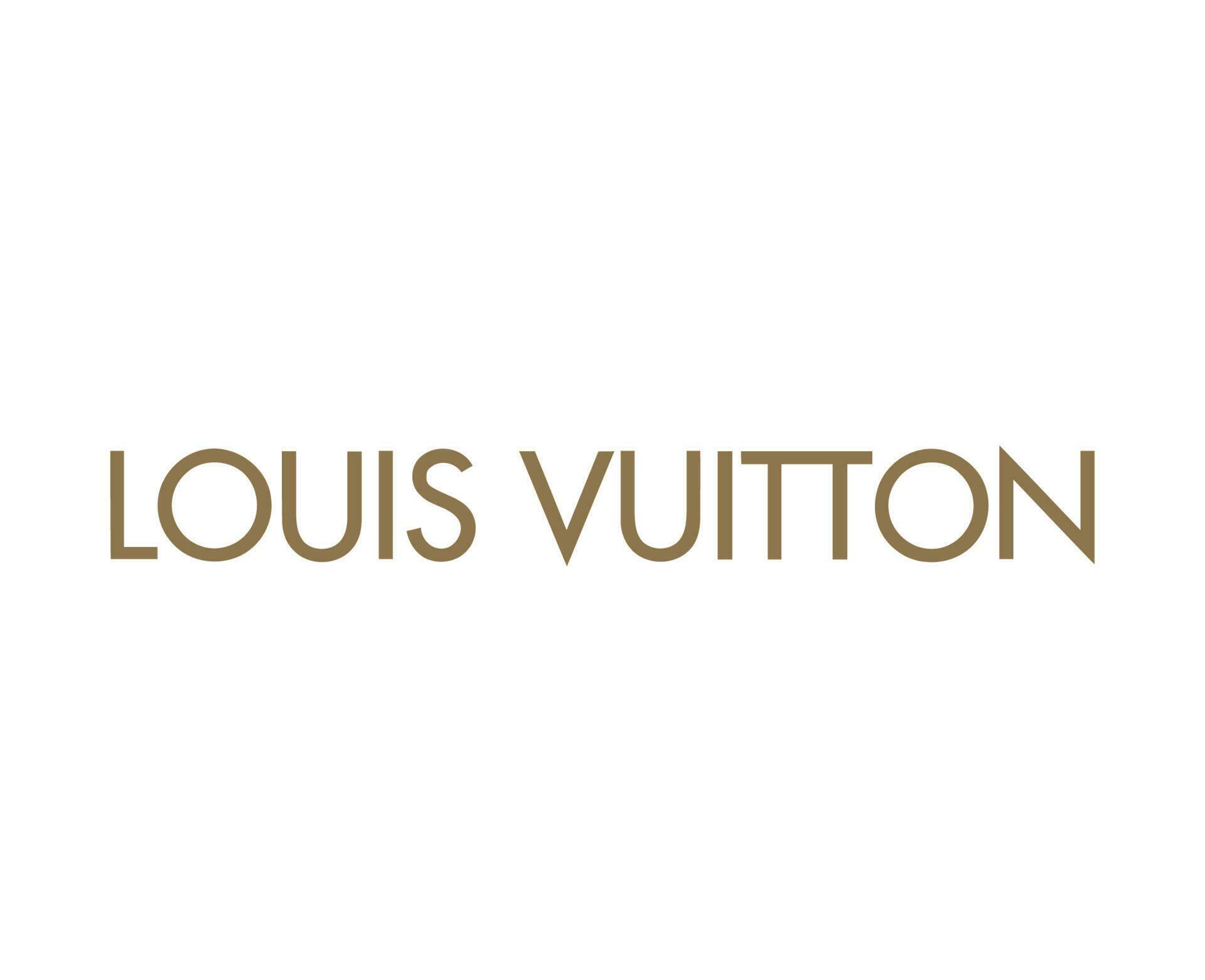 Louis vuitton varumärke logotyp namn symbol brun design kläder mode vektor  illustration 23871755 Vektorkonst på Vecteezy