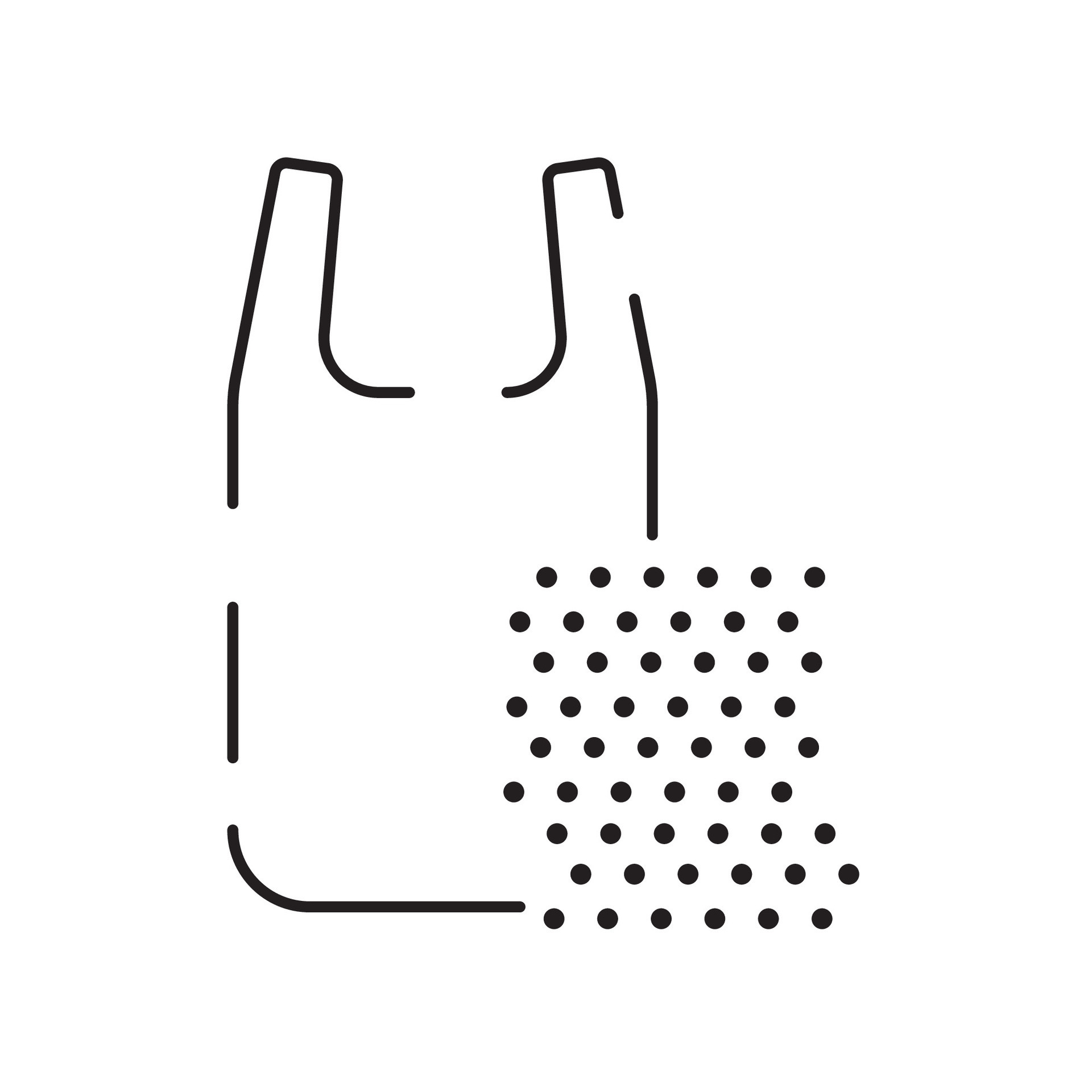 eben Linie Symbol zum Grün Öko Verpackung, Vektor Illustration von recyceln  Material Kennzeichen Zeichen versand Tasche Markt. 25684603 Vektor Kunst  bei Vecteezy