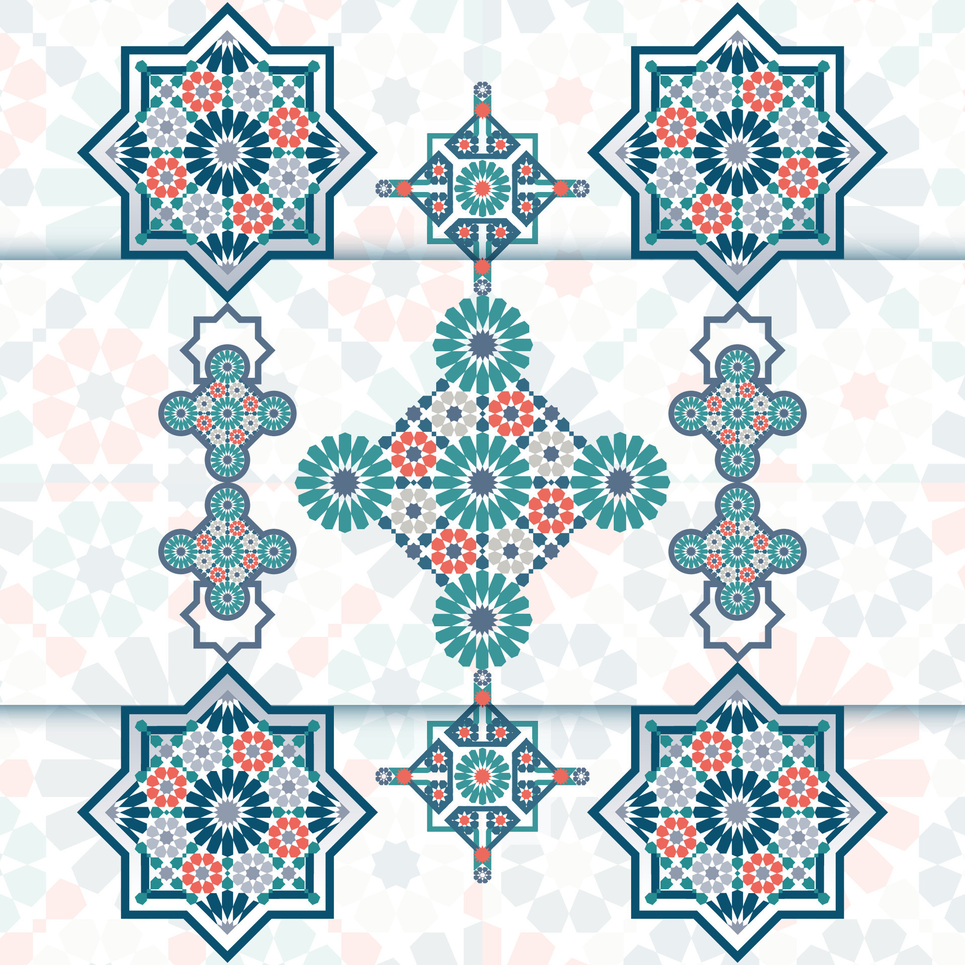 traditionell islamisch Design. Illustration von Blumen- islamisch  geometrisch Dekoration. Marokko nahtlos Grenze. Moschee Dekoration Element.  25945837 Vektor Kunst bei Vecteezy