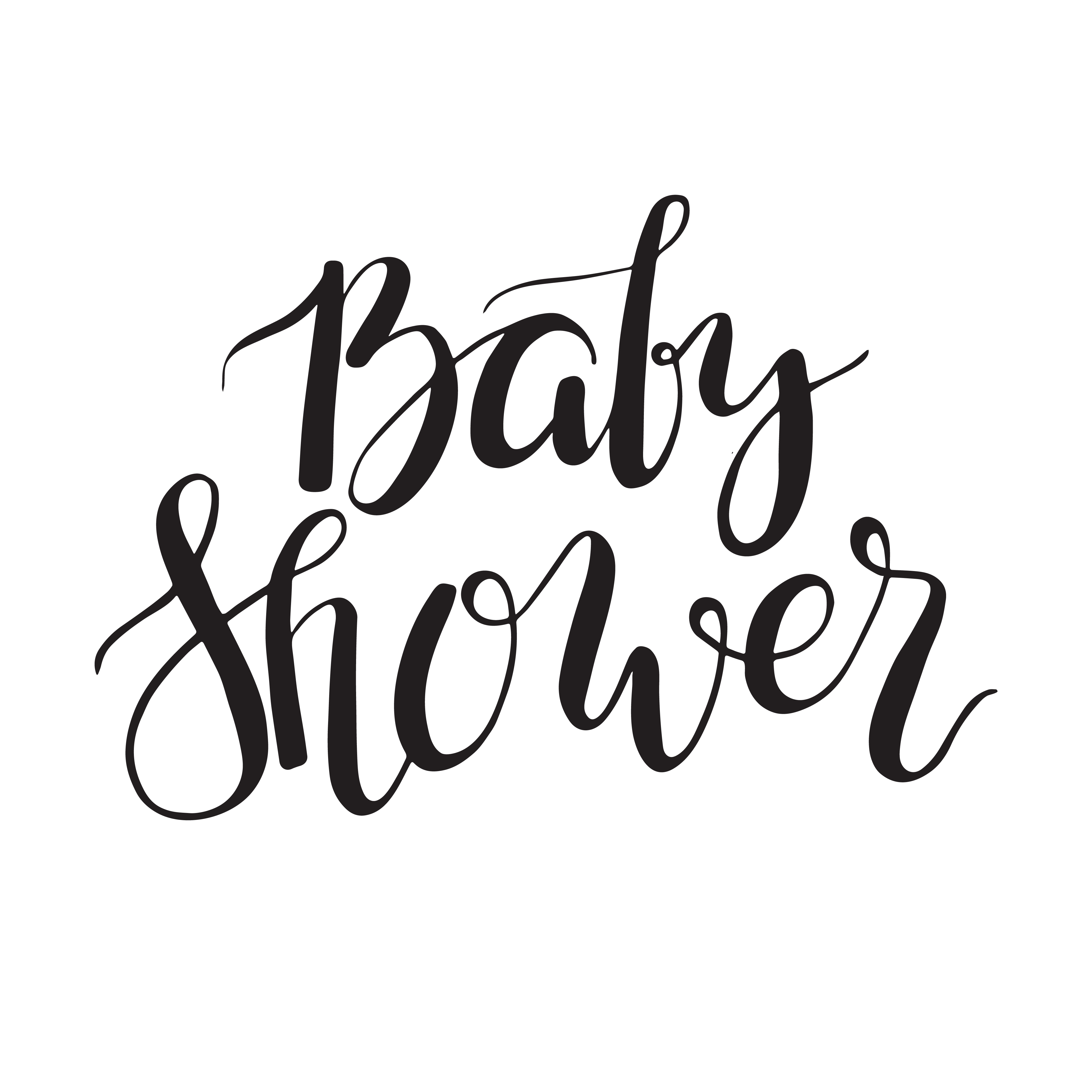 Baby Dusche Text Individuelle Beschriftung Einladung Zur Babyankunft Download Kostenlos Vector Clipart Graphics Vektorgrafiken Und Design Vorlagen