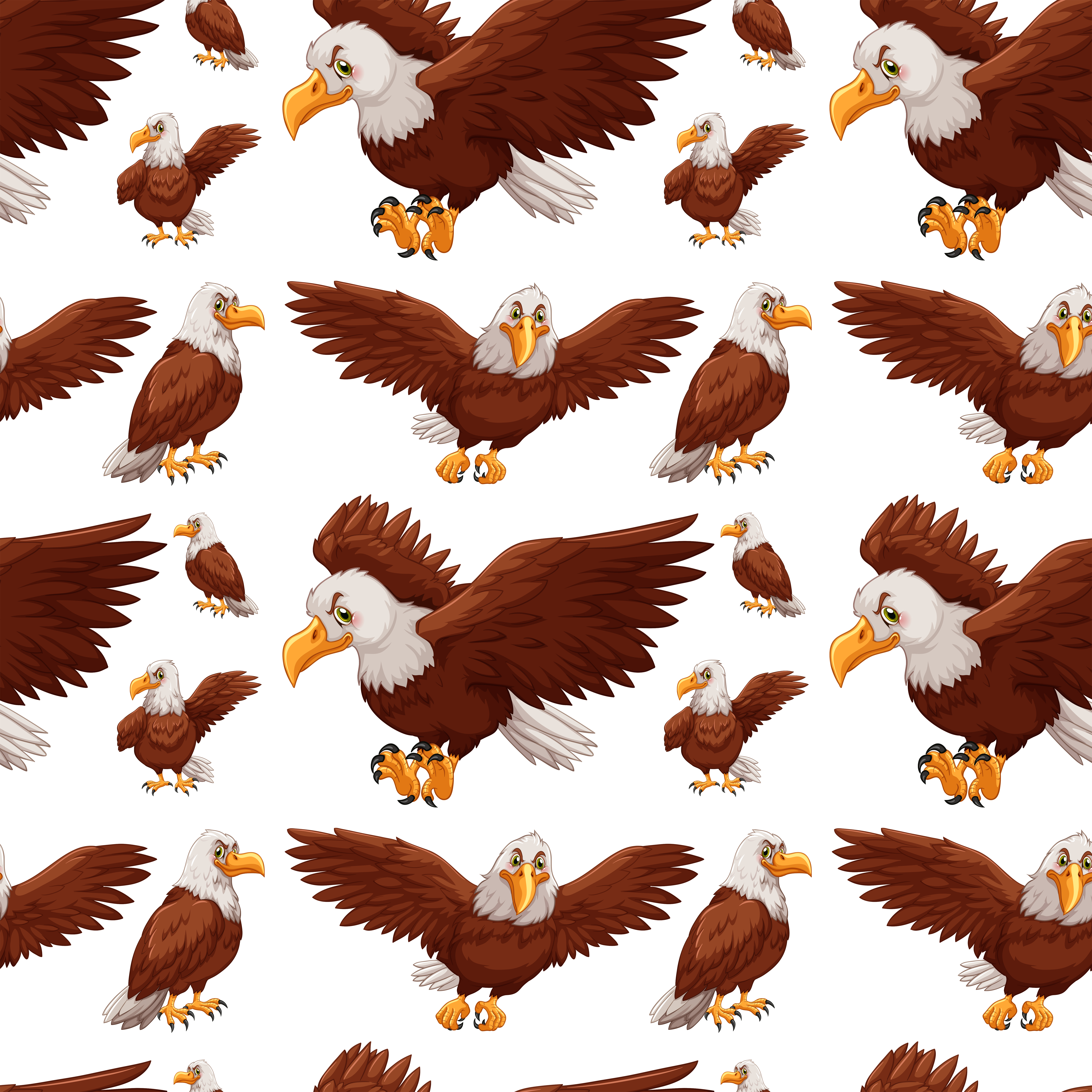 Nahtloser Hintergrund Mit Dem Fliegenden Adler Download Kostenlos Vector Clipart Graphics Vektorgrafiken Und Design Vorlagen