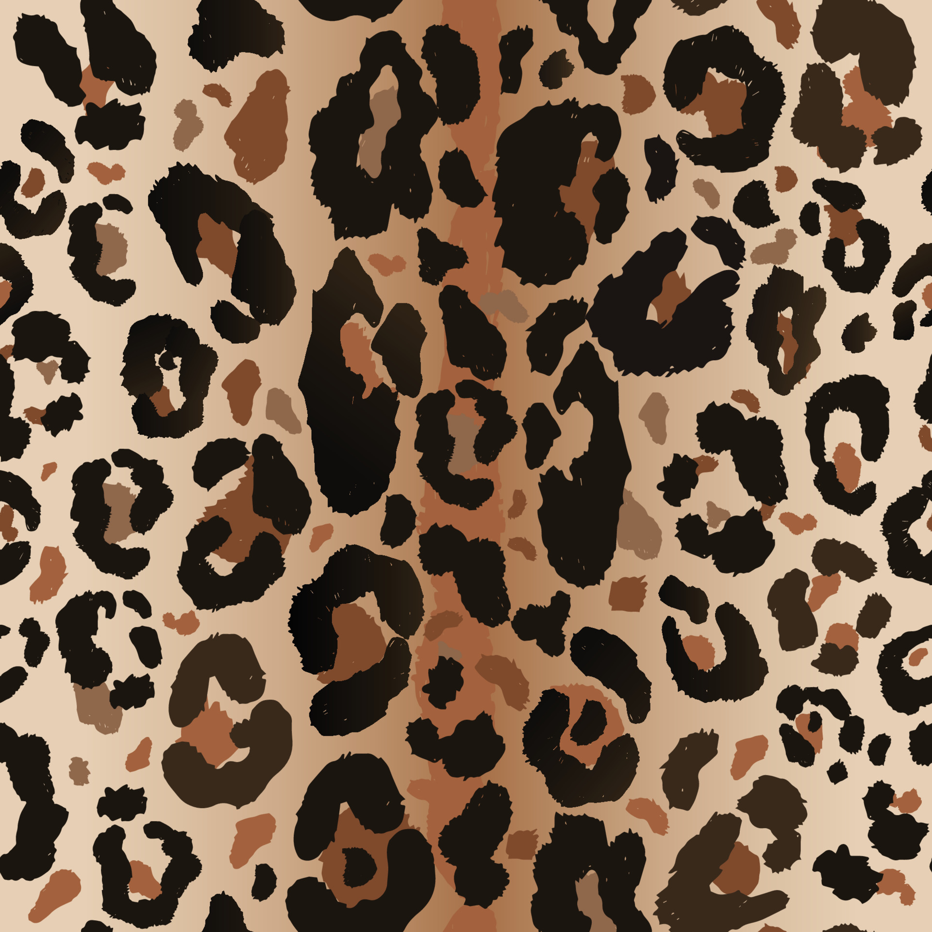 Animal Print Leopardenmuster Design wilde nahtlose Muster